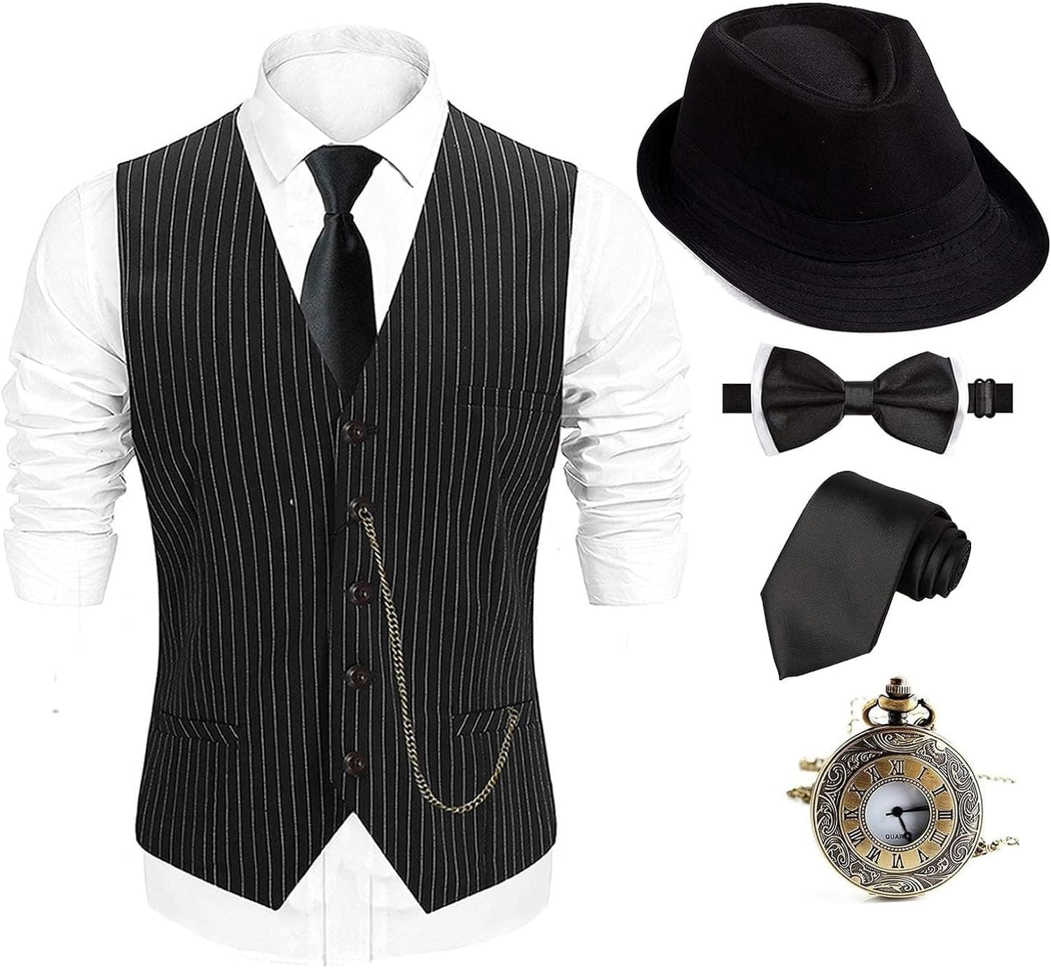 1920 gatsby mens fashion Clearance