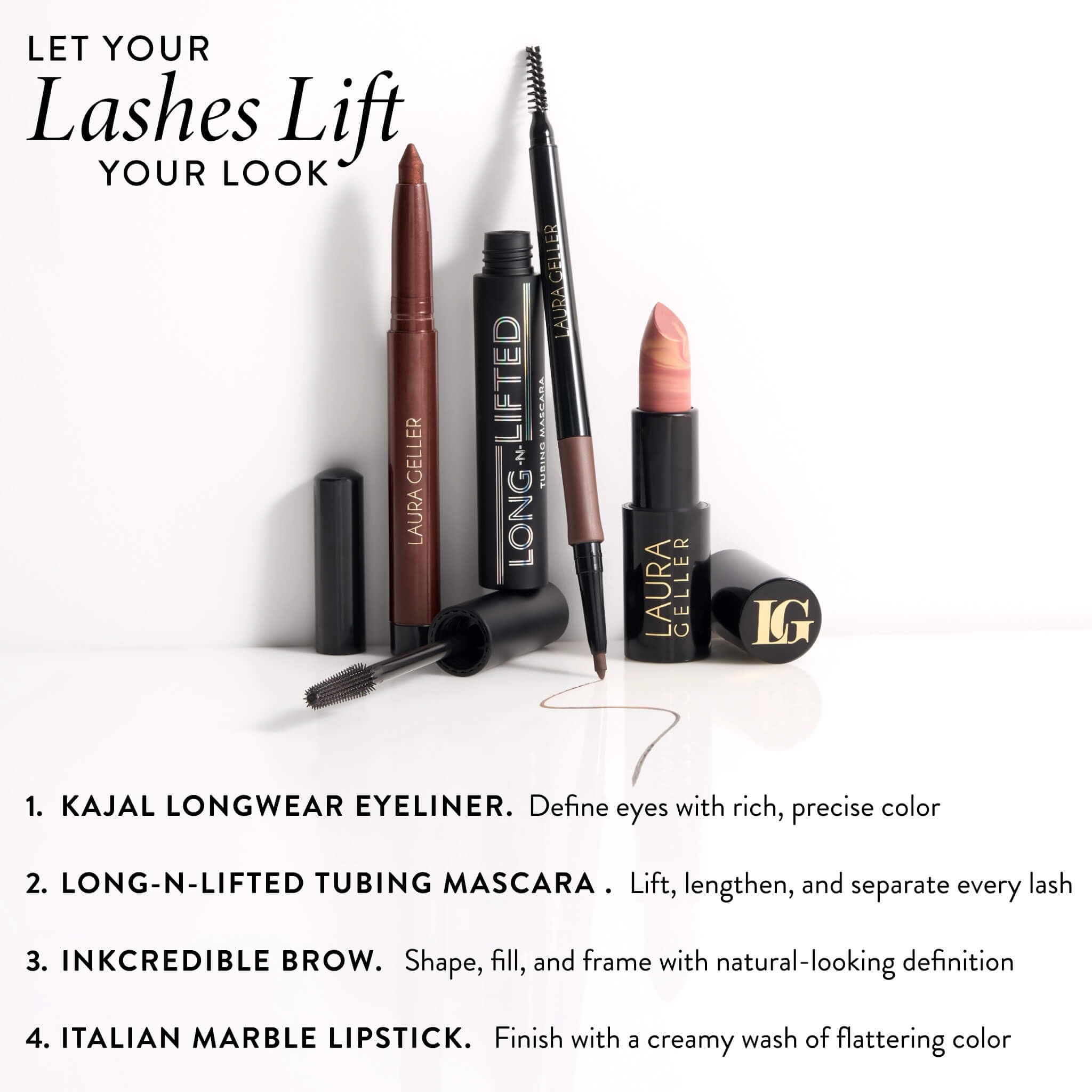 LAURA GELLER NEW YORK Long-n-Lifted Tubing Mascara – Lengthening Black Mascara