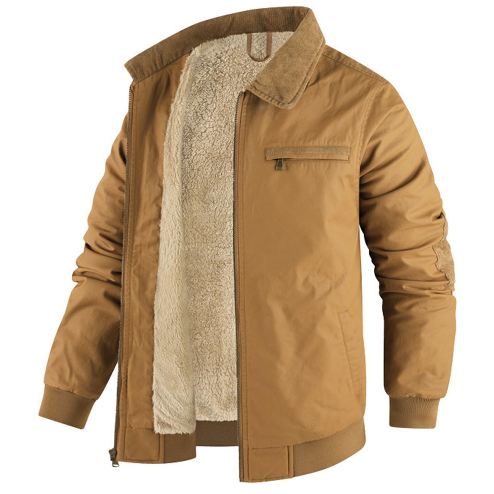 Giacca Mezza Stagione Militare Da Uomo A Collo Alto Bomber Bomber Varie tasche Giacca Militare Economico