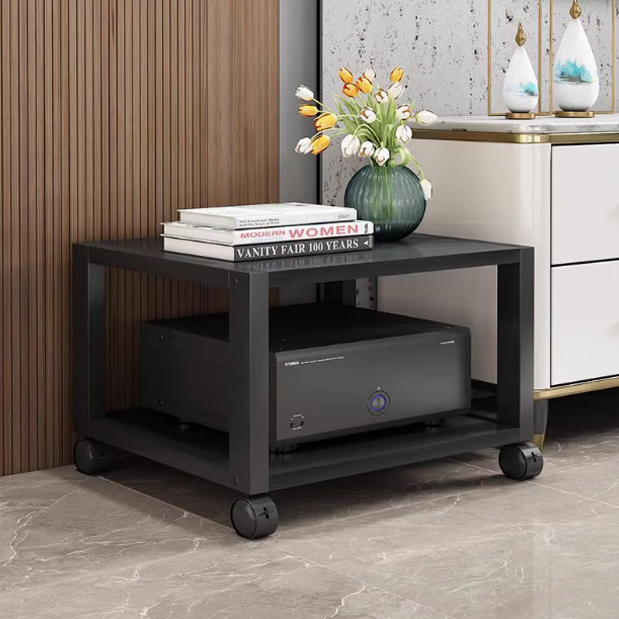 Amazon.co.jp: 2/3/4/5段 オーディオラック、ハンガーラック 木製 AV 
