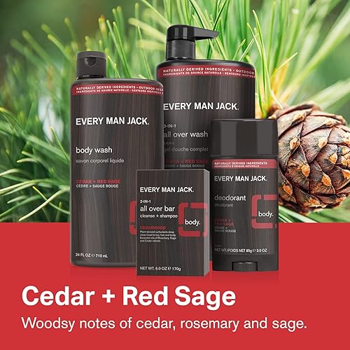 Miniatura 3 de Every Man Jack Caja Pride Essentials, incluye tres elementos esenciales de aseo con ingredientes limpios y aromas increíbles, completa su rutina con