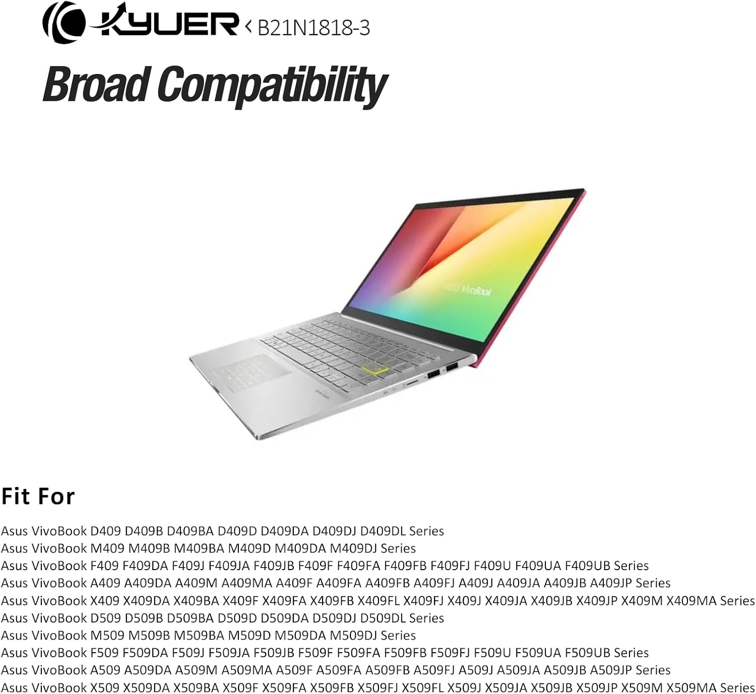 Protetor De Teclado Para Asus Vivobook S14 A409 M409 M415 A412 K403 X409 A416 A412 A1400e 14 Polegadas I.1203056842