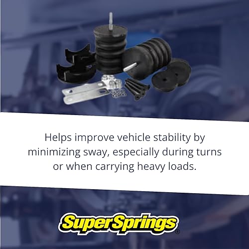 Miniatura 6 de SuperSprings SSR-127-47  SumoSprings trasero para Ford F-250F-350, negro