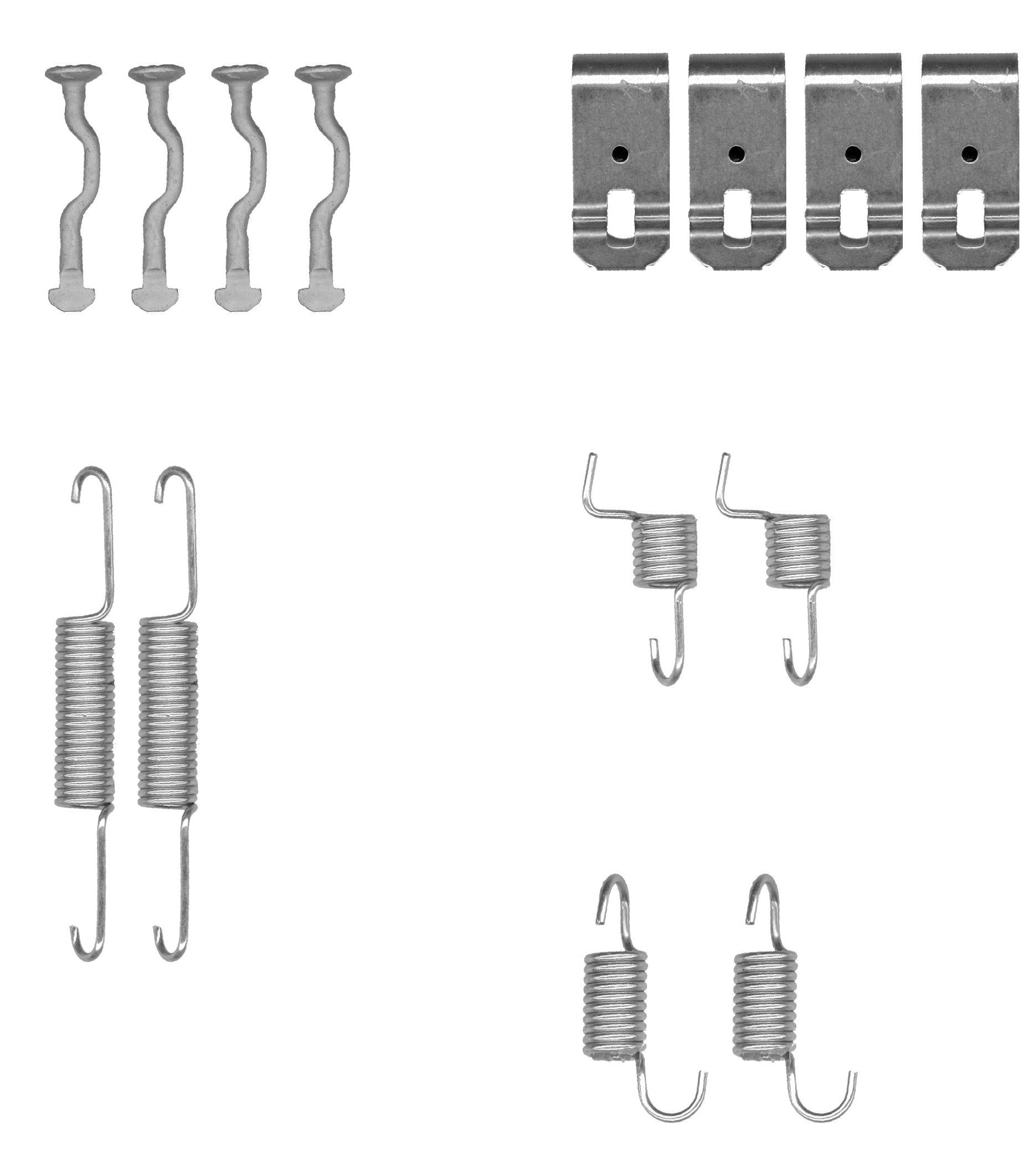 Delphi LY1351 Kit Di Accessori Per Ganasce Freno Posteriore-image