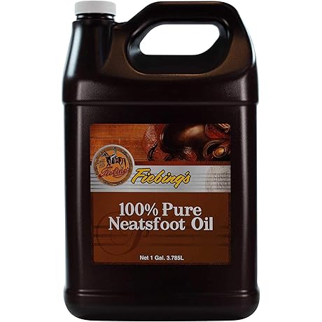 Fiebing's 100% Pure Neatsfoot Oil for Leather Care and Preservation