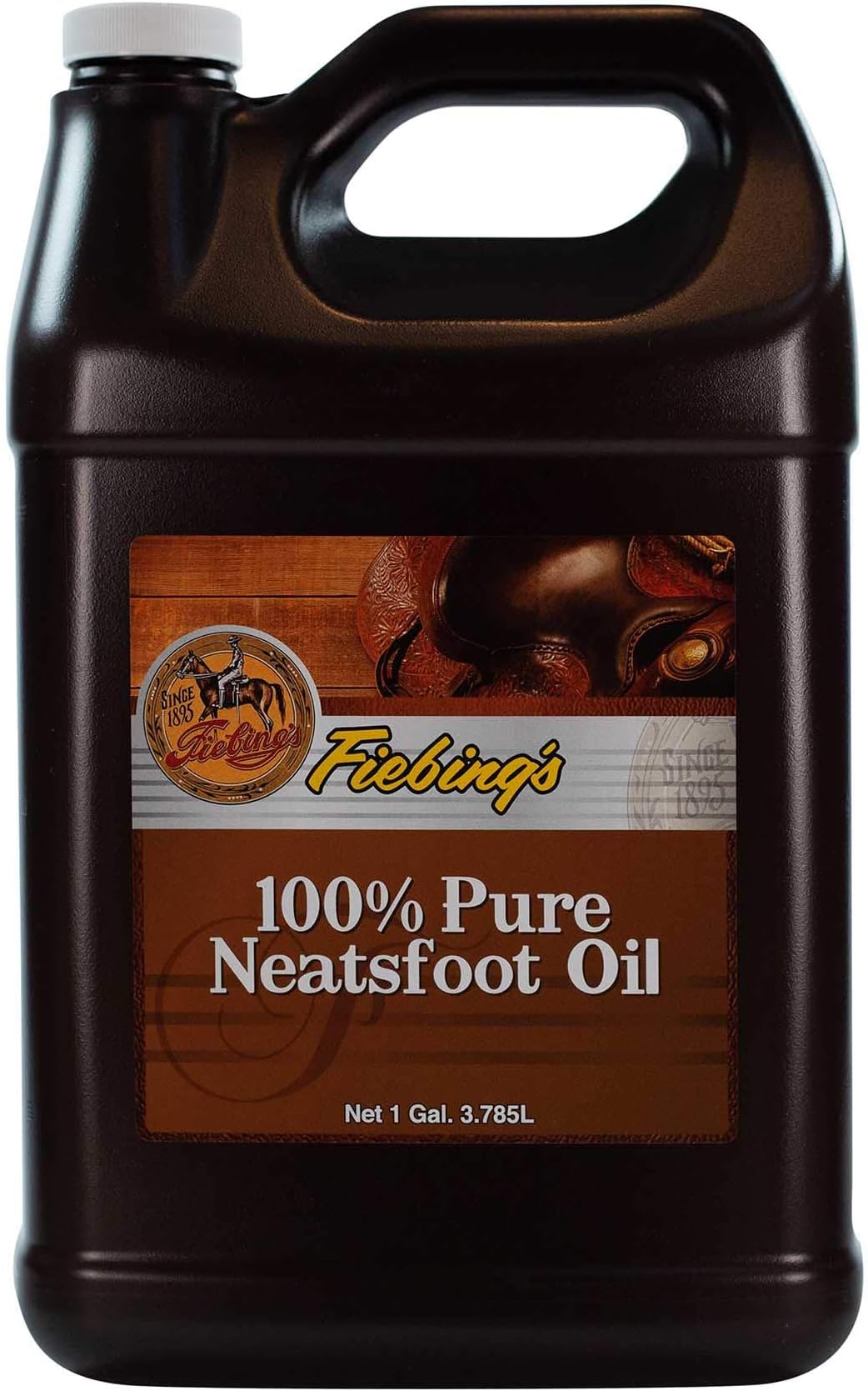 Fiebings - 100% Pure Neatsfoot Oil, Natural Preservative, Various Sizes, 1 Gallon