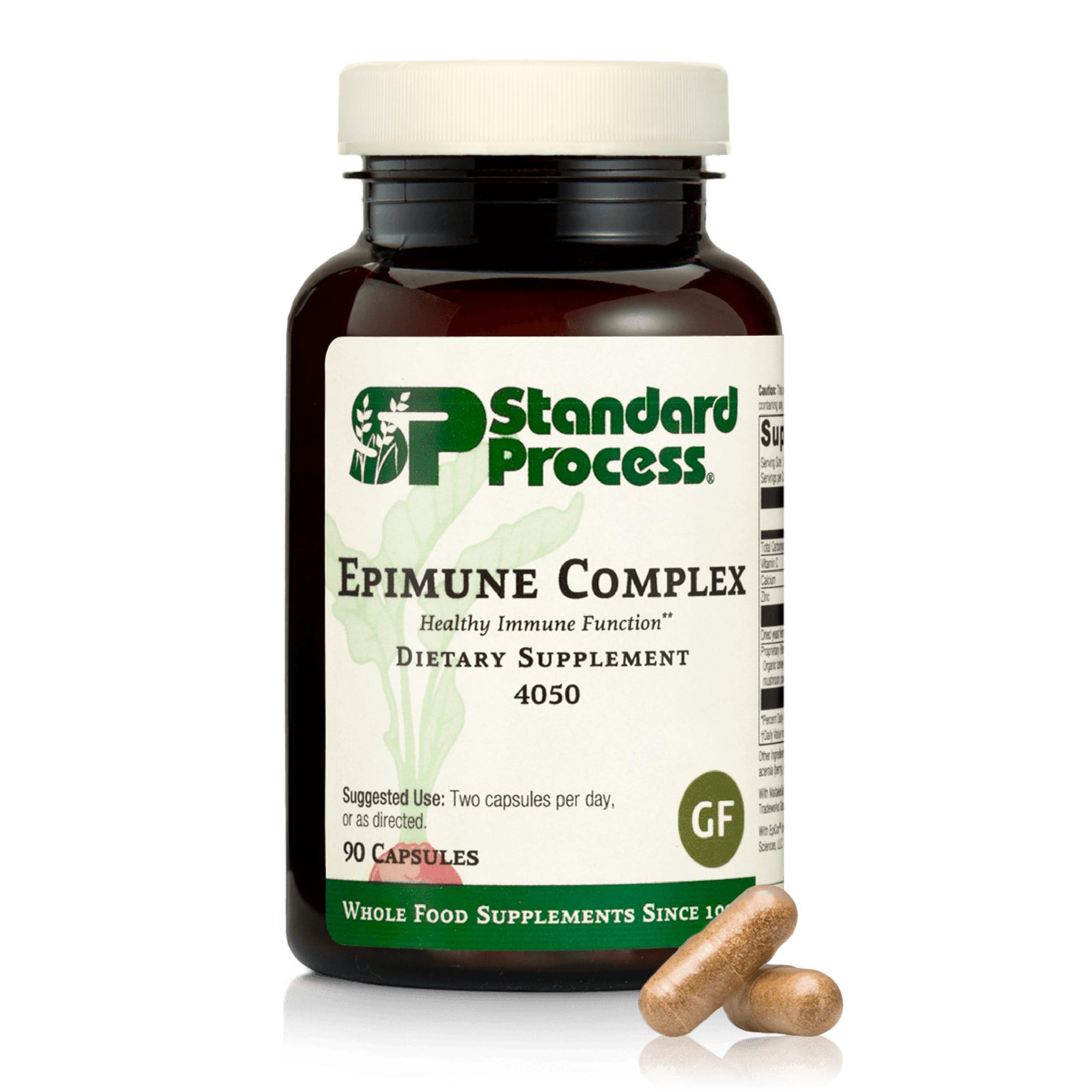 Standard Process Epimune Complex, Respiratory & Immune Health, 90 Capsules