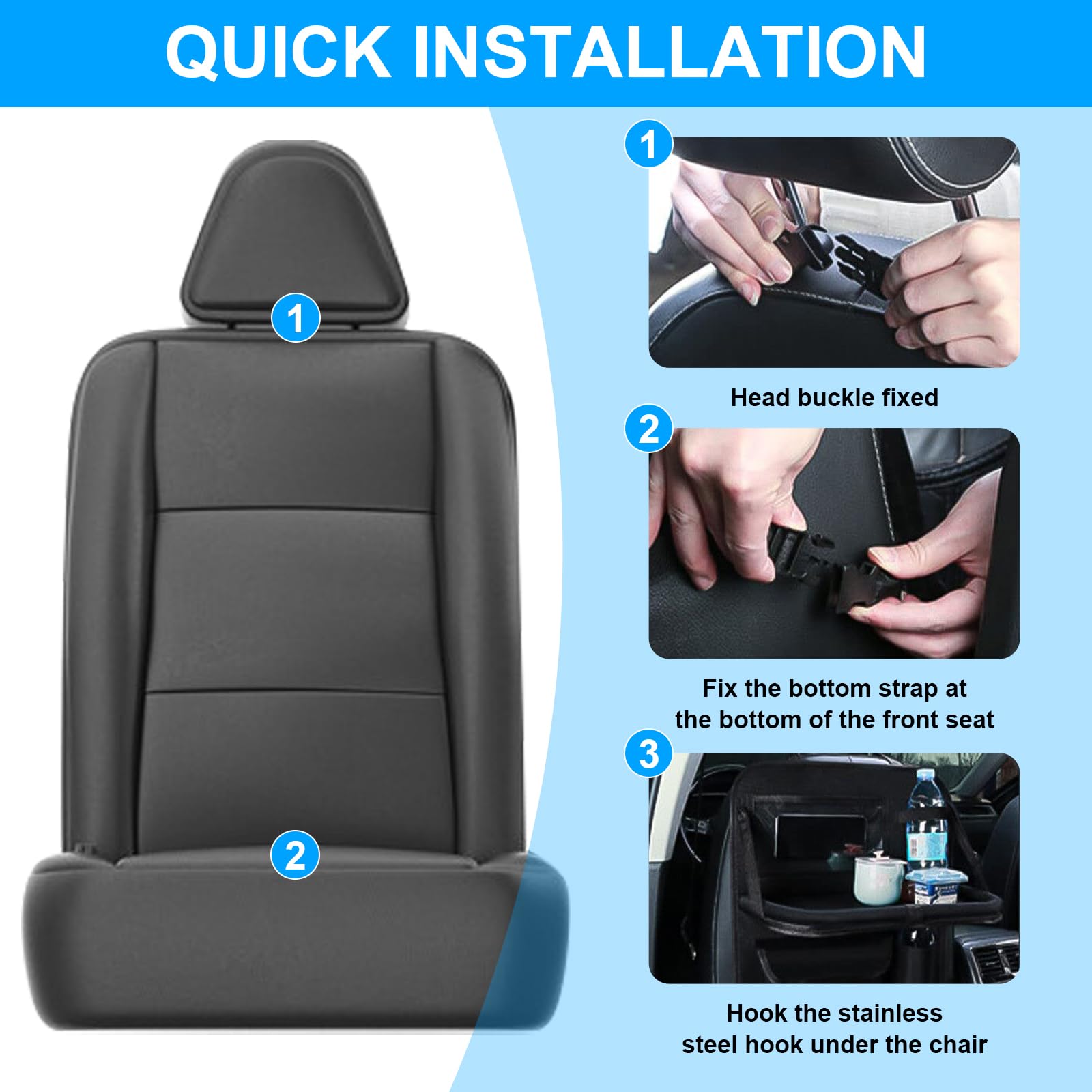 2 stuks autostoel anti kick pad voor Tesla Model 3 Y anti