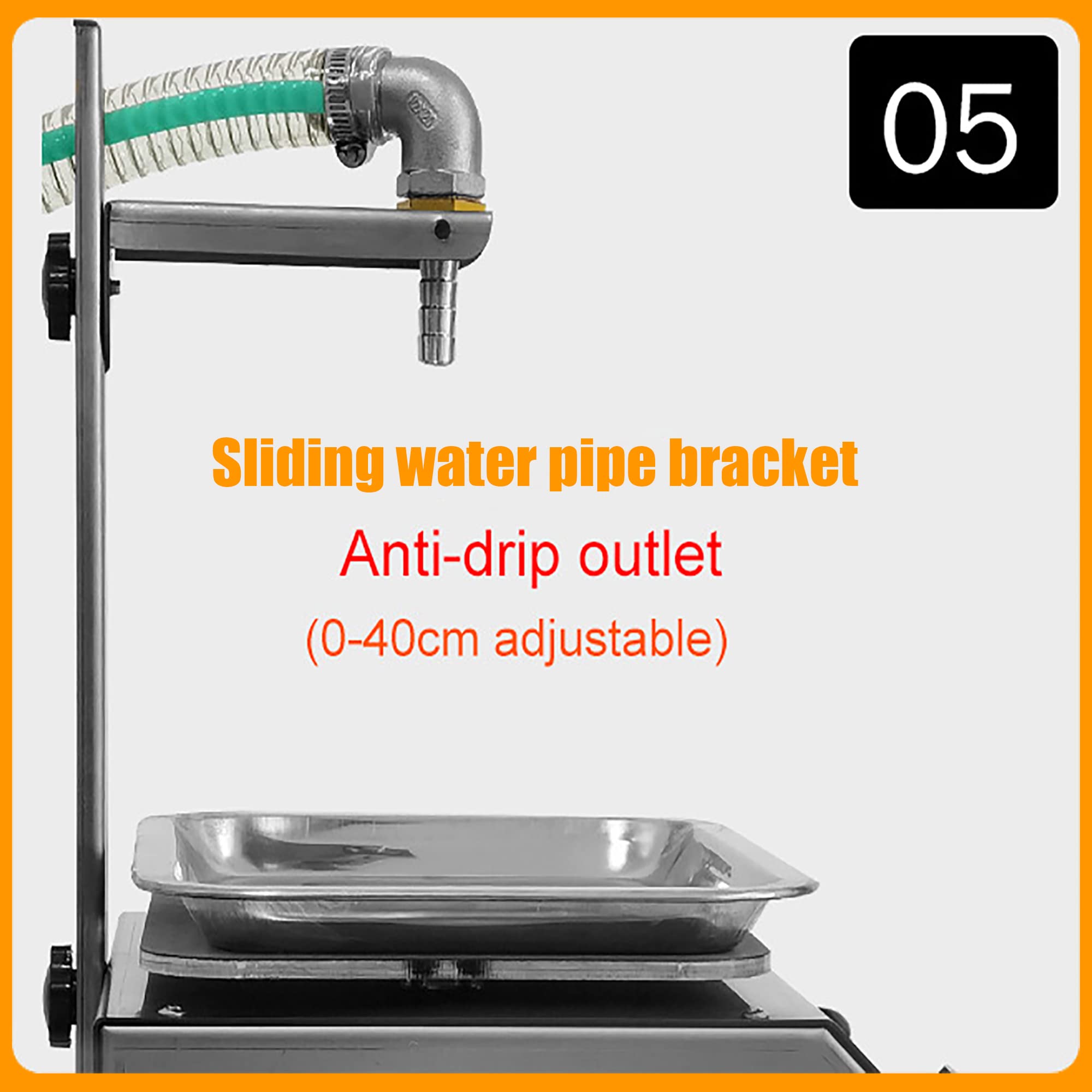 Riempitrice automatica, 20 ml-10000 ml, riempitrice automatica in acciaio inox con controllo intelligente e display digitale, adatta per bottiglie di altezza 0-40 cm.