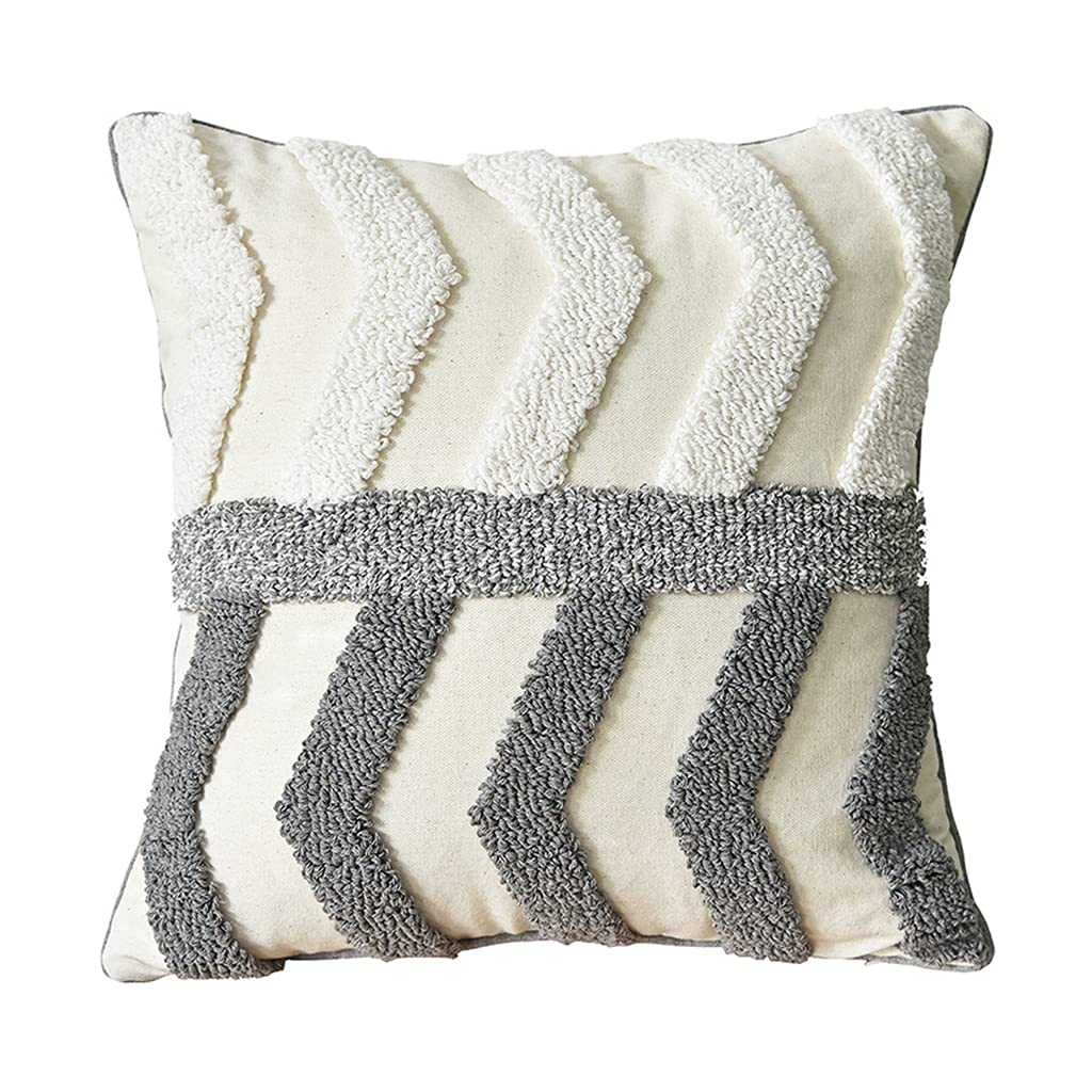 Housse de coussin moderne nordique pour rajeunir un canapé terne gris blanc
