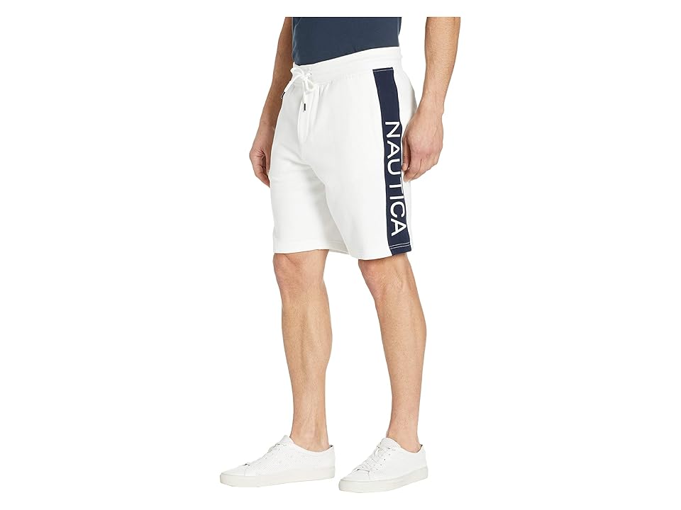 

Nautica Panel Logo Shorts (Bright White) Men's Shorts
