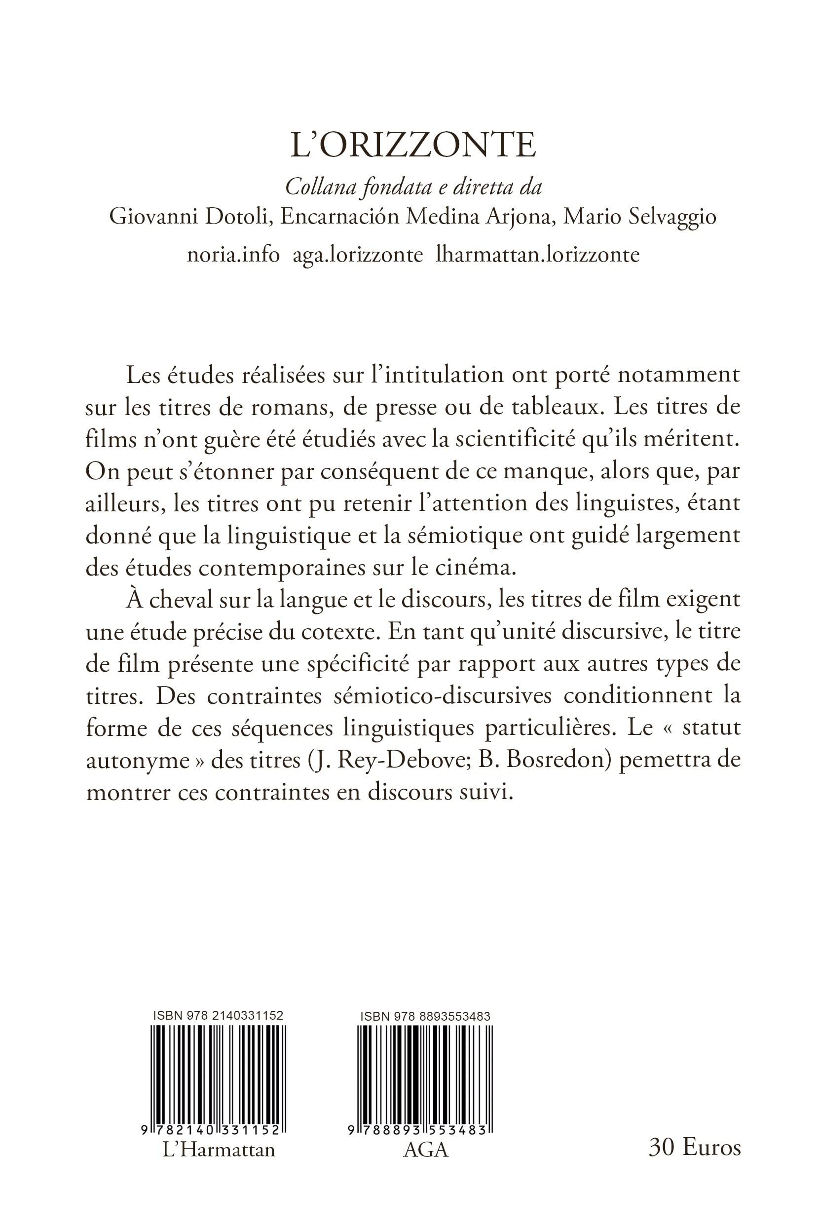 Les titres de film: Analyse sémiotico-linguistique