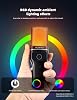 Micrófono de gaming inalámbrico 2.4G para PC, Mac y teléfono, condensador con cancelación de ruido ANC, luz RGB, trípode de cuello de cisne, batería de 18 h, plug & play para cantar, transmitir, podcasting 5