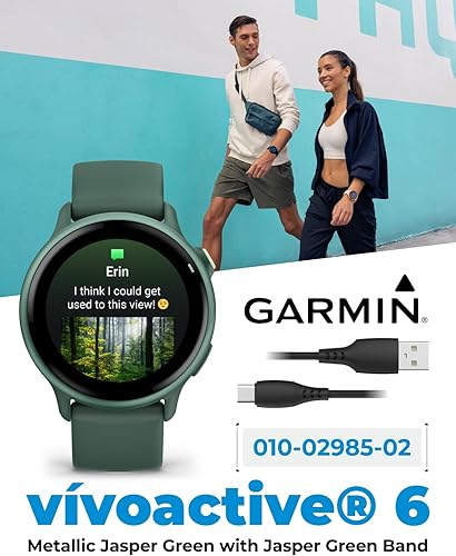 Miniatura 5 de Wearable4U Garmin Vivoactive 6 - Reloj inteligente de salud y fitness, AMOLED de 1.2 pulgadas, seguimiento deportivo GPS, hasta 11 días de batería,