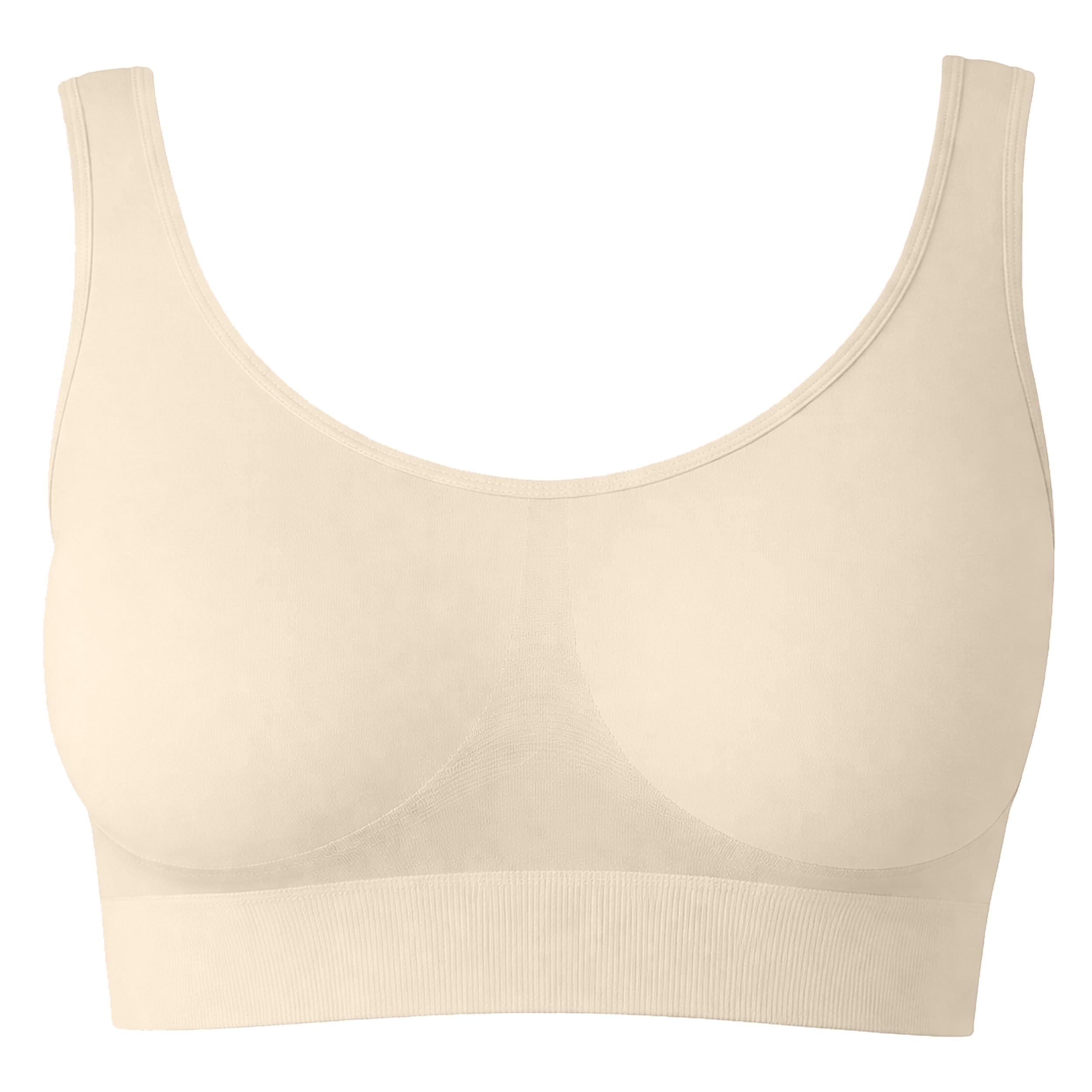 UnsichtBra Set da 3 Reggiseni Benessere o Singolo | Reggiseno Sportivo | Senza Ferretto | Confortevole | Invisibile | Traspirante | Taglie Forti Donna
