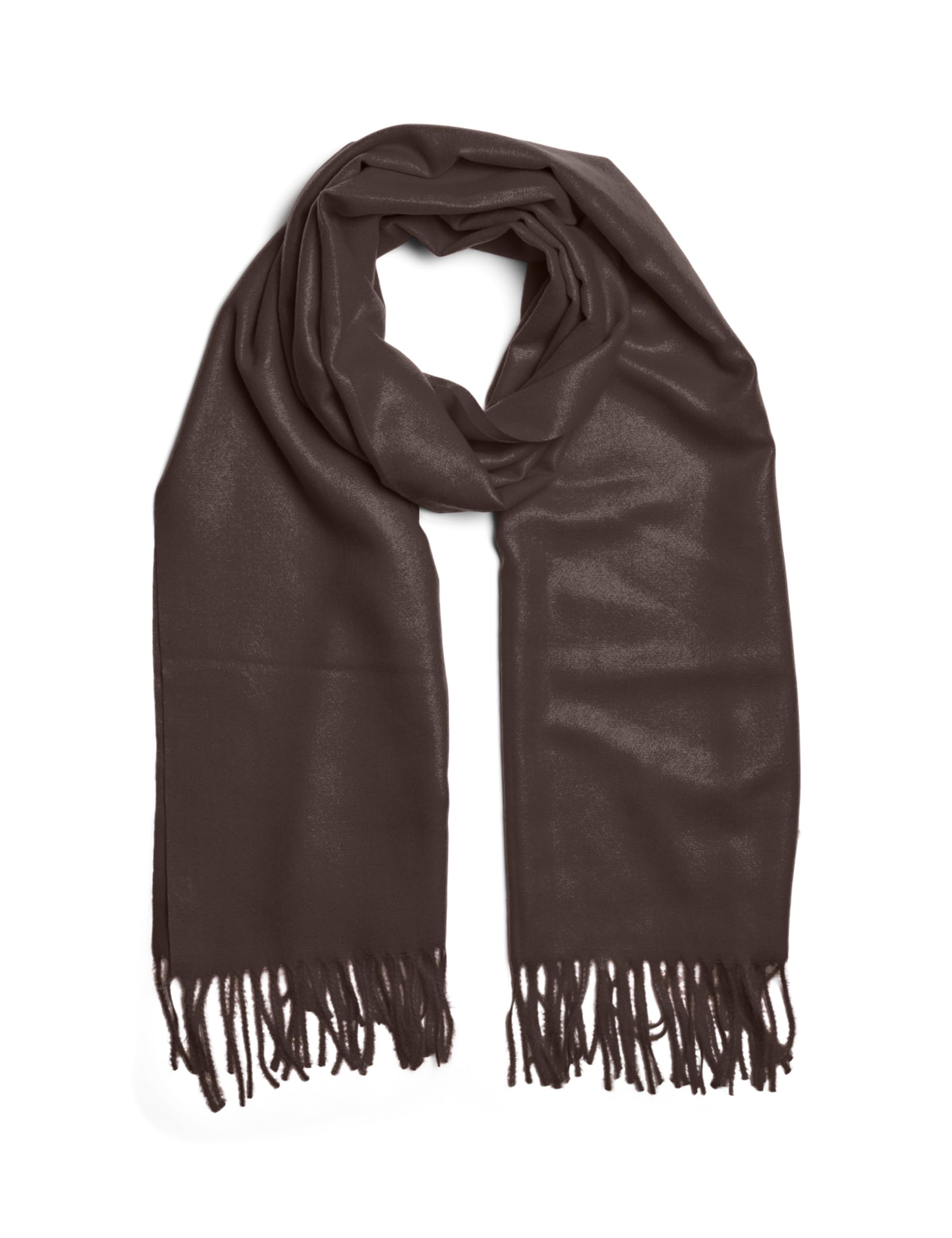 PIECES Pcnoah Long Scarf Noos BC, Hot Fudge, One Size