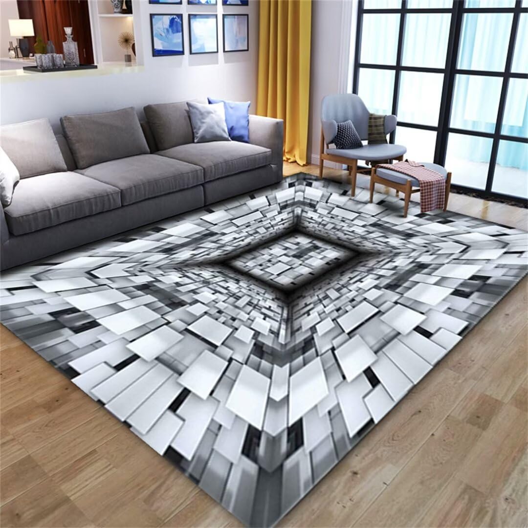 Tapis tout doux gris 170x240cm idéal pour salon et adolescent
