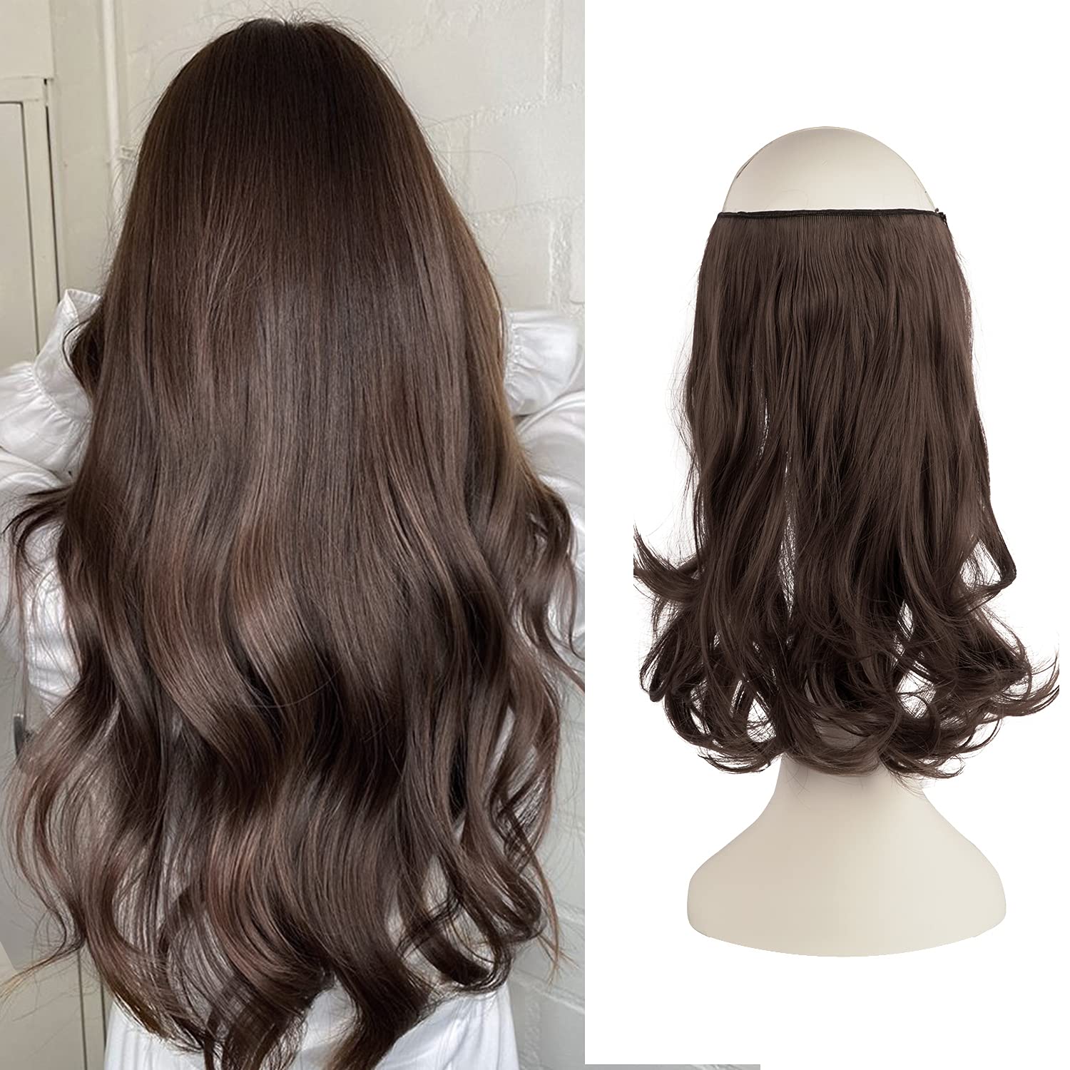 Kyriena Clip-in Dreadlock Haarverlängerungen – 6 Stück, 61 Cm, Violett Ombré, Einfach Anzubringen