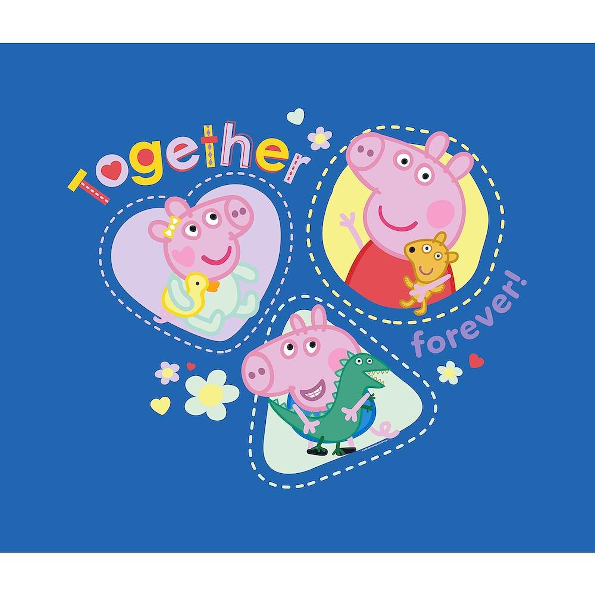 CafePress Peppa Pig: Together Forever King Duvet Cover, Printed Comforter Cover, Unique Bedding