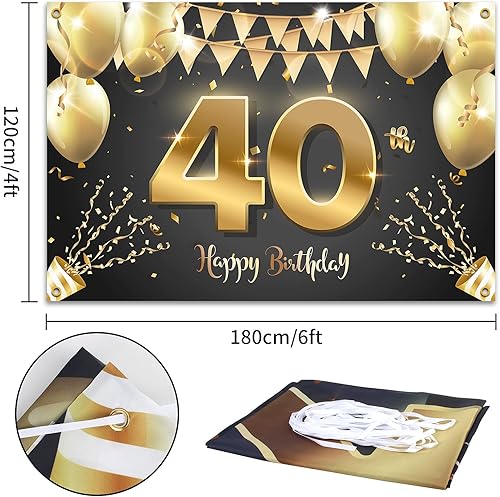 Miniatura 161 de HAMIGAR Fondo de pancarta de feliz cumpleaños número 17 de 6 x 4 pies, decoraciones de cumpleaños de 17 años, suministros de fiesta para niñas