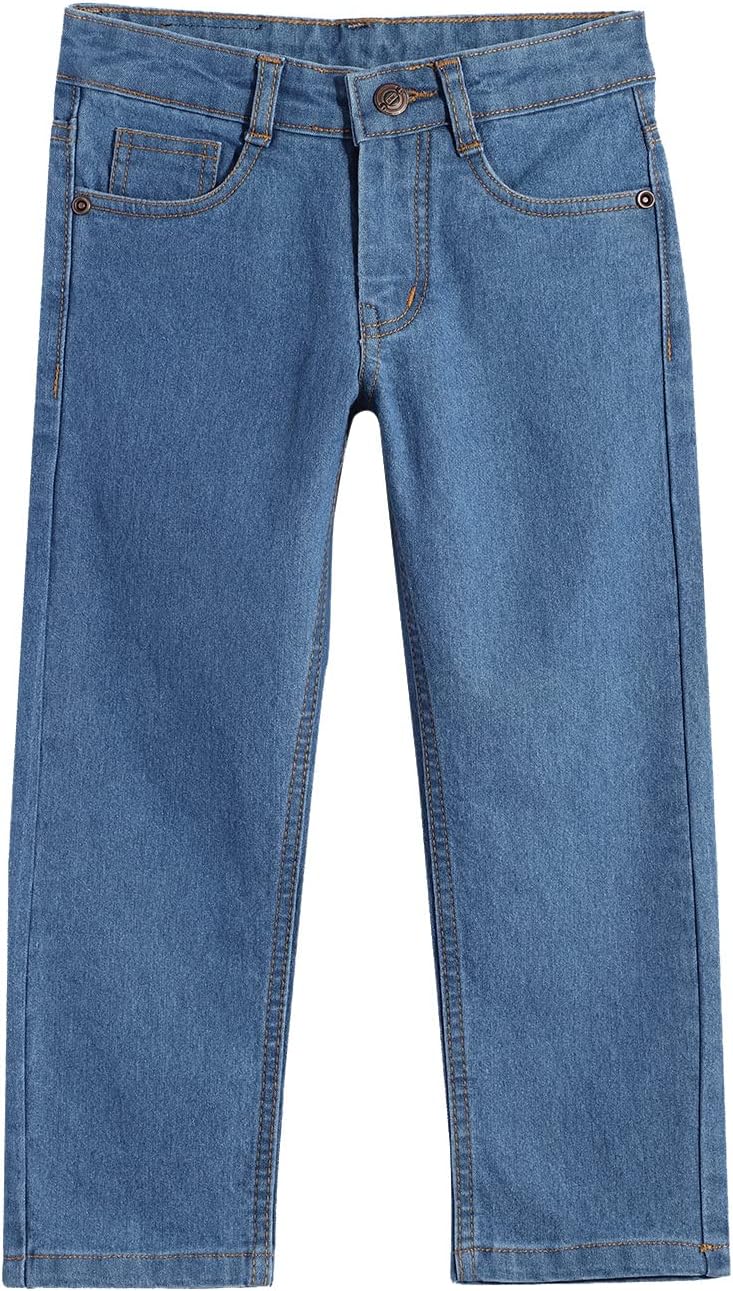 Urbano Juniors Boy's Light Blue Slim Fit Washed Denim Jeans Stretch