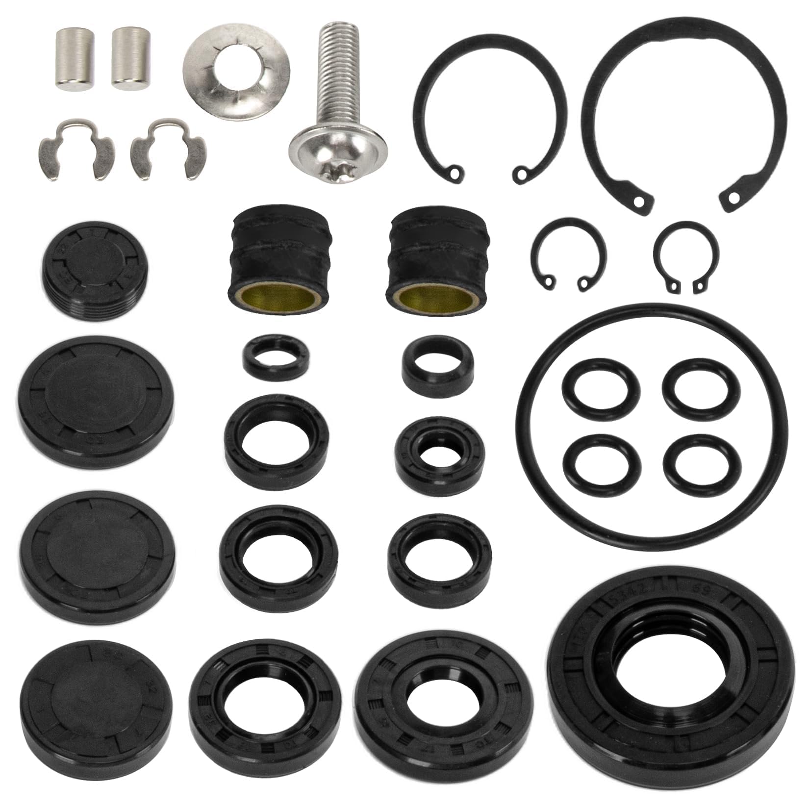 72994 Pump Transmission Seal Kit for Hydro-Gear ZT-2800 ZT-3100 ZT-3200 ZT-3400, Replace for 71410 73107, Hydro Gear Transmission Rebuild Kit（30pcs）