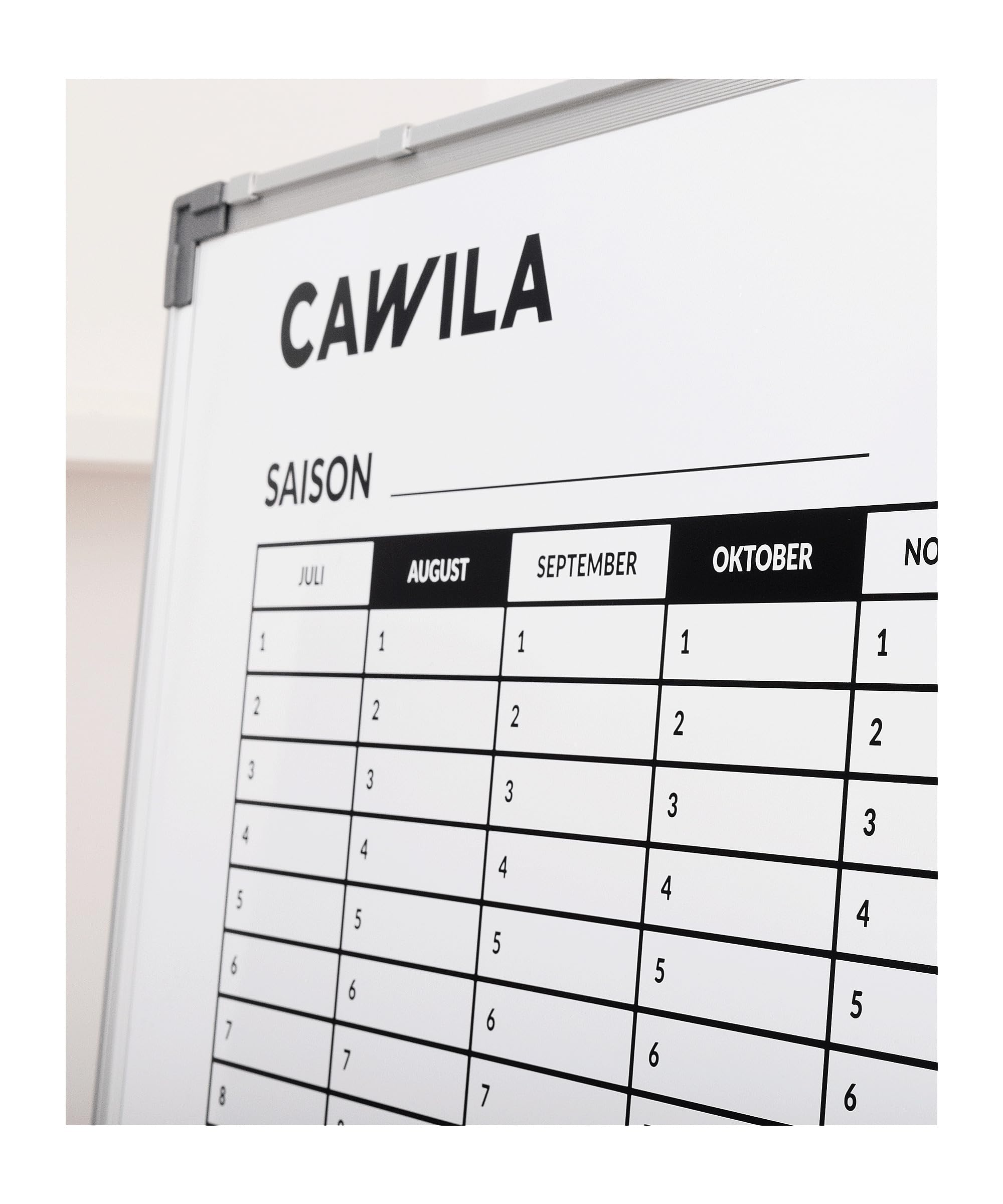Cawila ACADEMY Saisonplaner | 90x120mm Taktiktafel Weiß Weiss, One Size Ohne Geschlecht