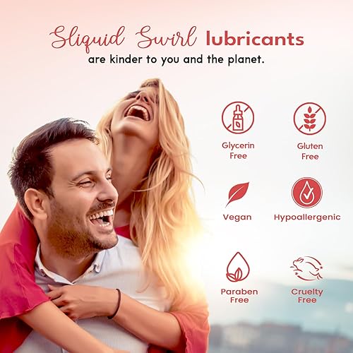 Miniatura 5 de Sliquid Paquete variado de lubricantes con sabor a remolino, sabor a vainilla de cereza, tarta de manzana verde y limonada rosa, ideas de regalo