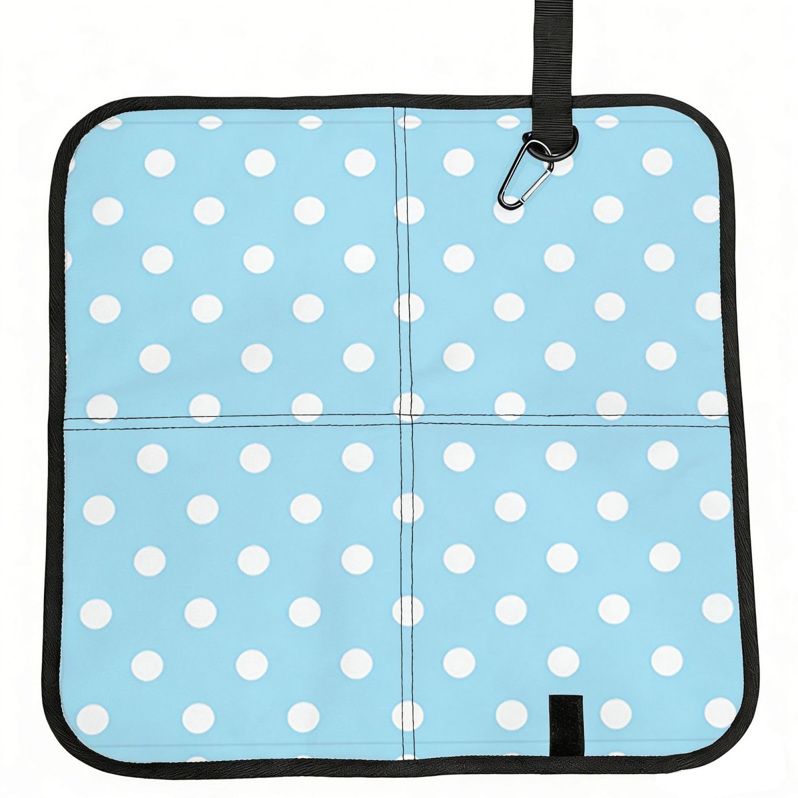 DUYIOKH Sky Dots Print Foldable Portable Seat Cushion for World Cup Games, Camping and Outdoor Activities