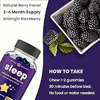Vista 2 de NutraChamps Sleep Gummies for Adults & Kids, Melatonin Gummies with Chamomile, Valerian & L Theanine, Vegan Childrens Melatonin 3mg, 1.5 mg, or 6mg