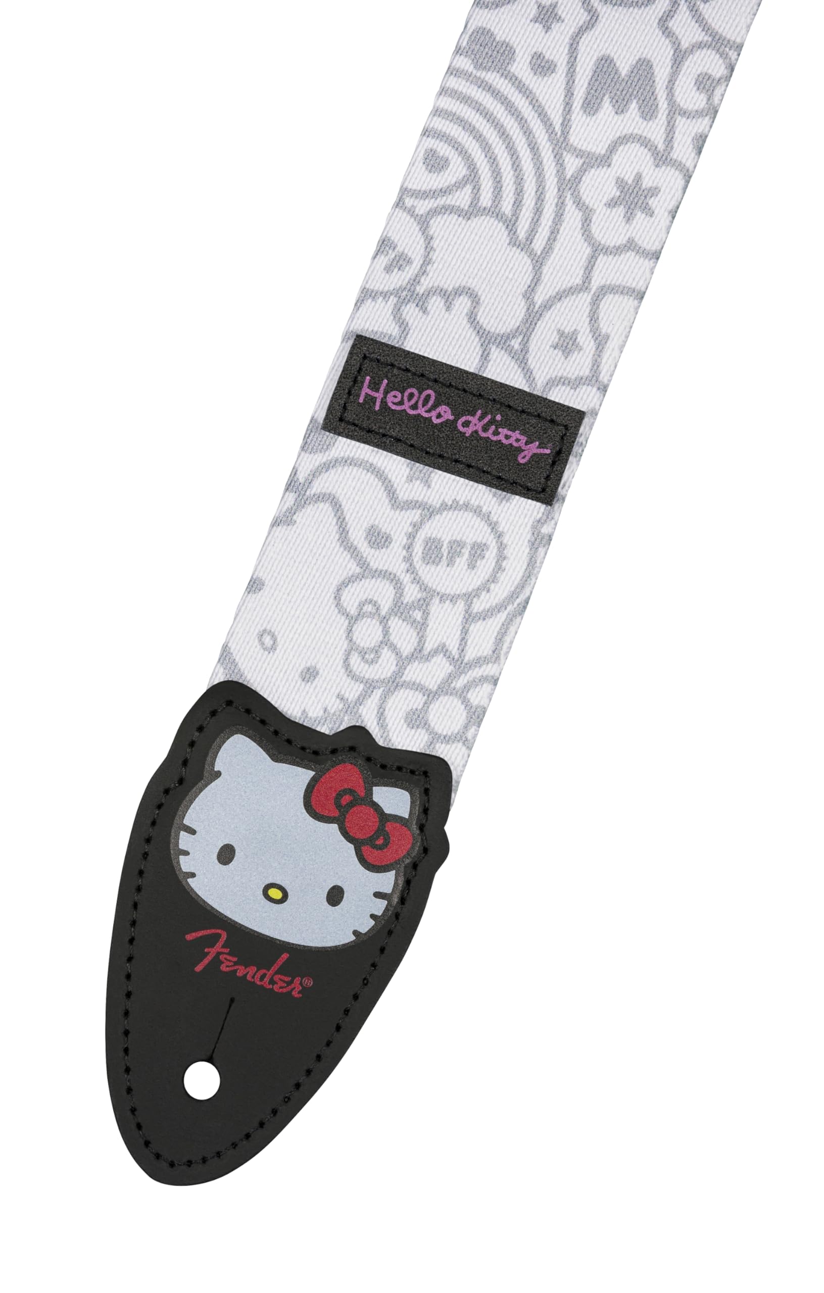 Amazon.com: Fender x Hello Kitty White Poly Strap, 2