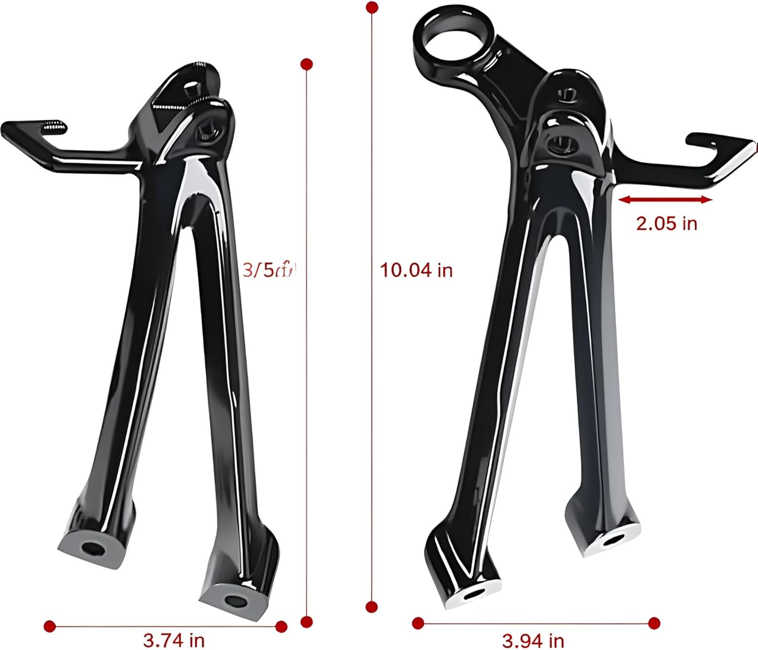 Motorcycles K6 Passenger Rear Set Foot Pegs Footrests Bracket Fits for Suzuki GSXR 600 750 2008-2010
