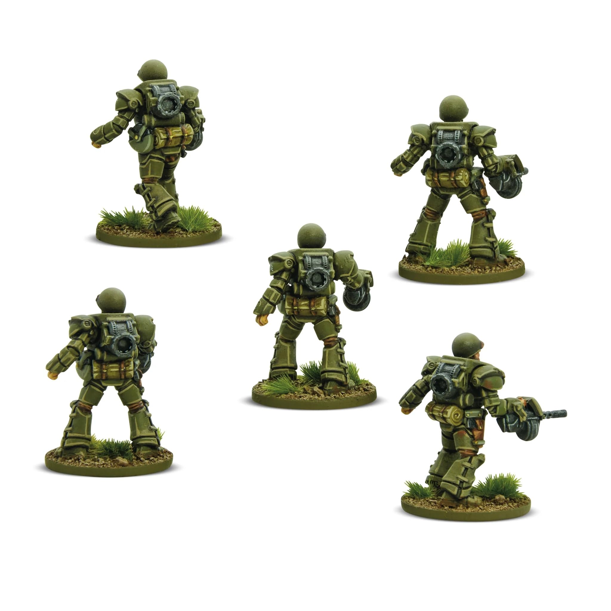 Warlord Games US Heavy Infantry - United States Miniatures for Konflikt 47 Highly Detailed 28mm Scale Miniatures - Image 3