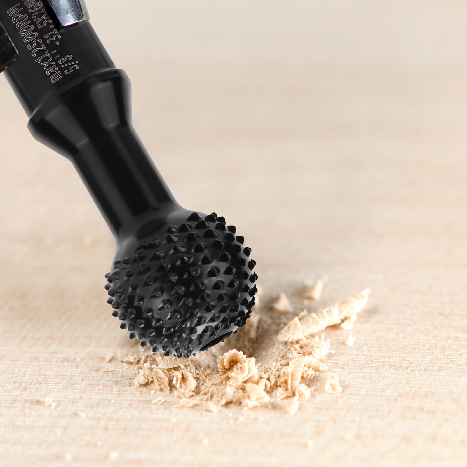 3pz Set di Frese Rotanti per Lavorazione del Legno, Accessori per Smerigliatrice Angolare con Filettatura 5/8-11 per Smerigliatrice Angolare da 4 1/2 Pollici e 5 Pollici per Rettifica Foratura