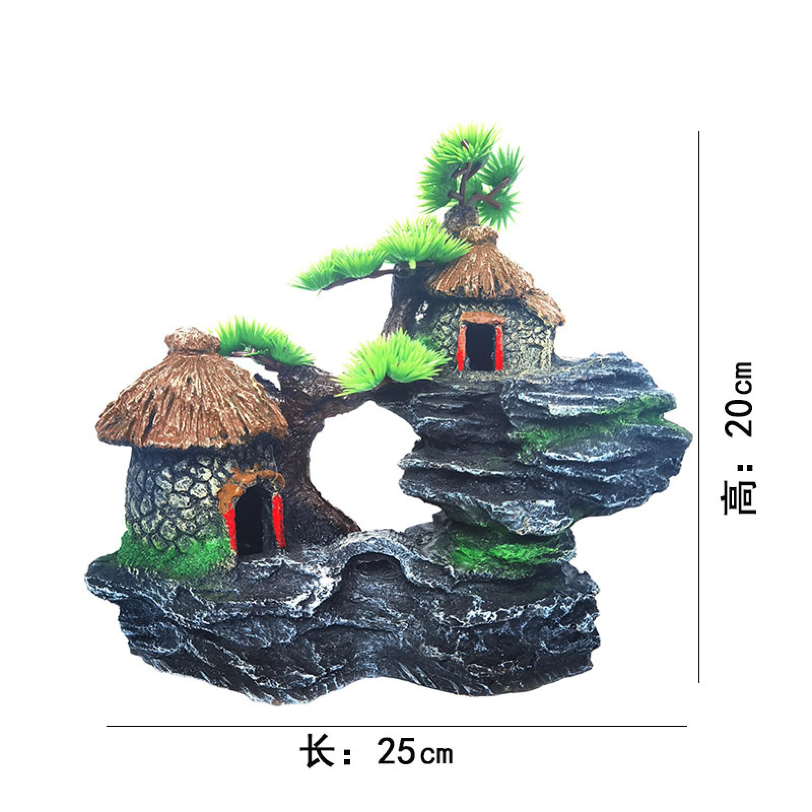 1 pieza de planta rocalla for acuario, decoración pecera, paisajismo, accesorios decorativos for 047(17)