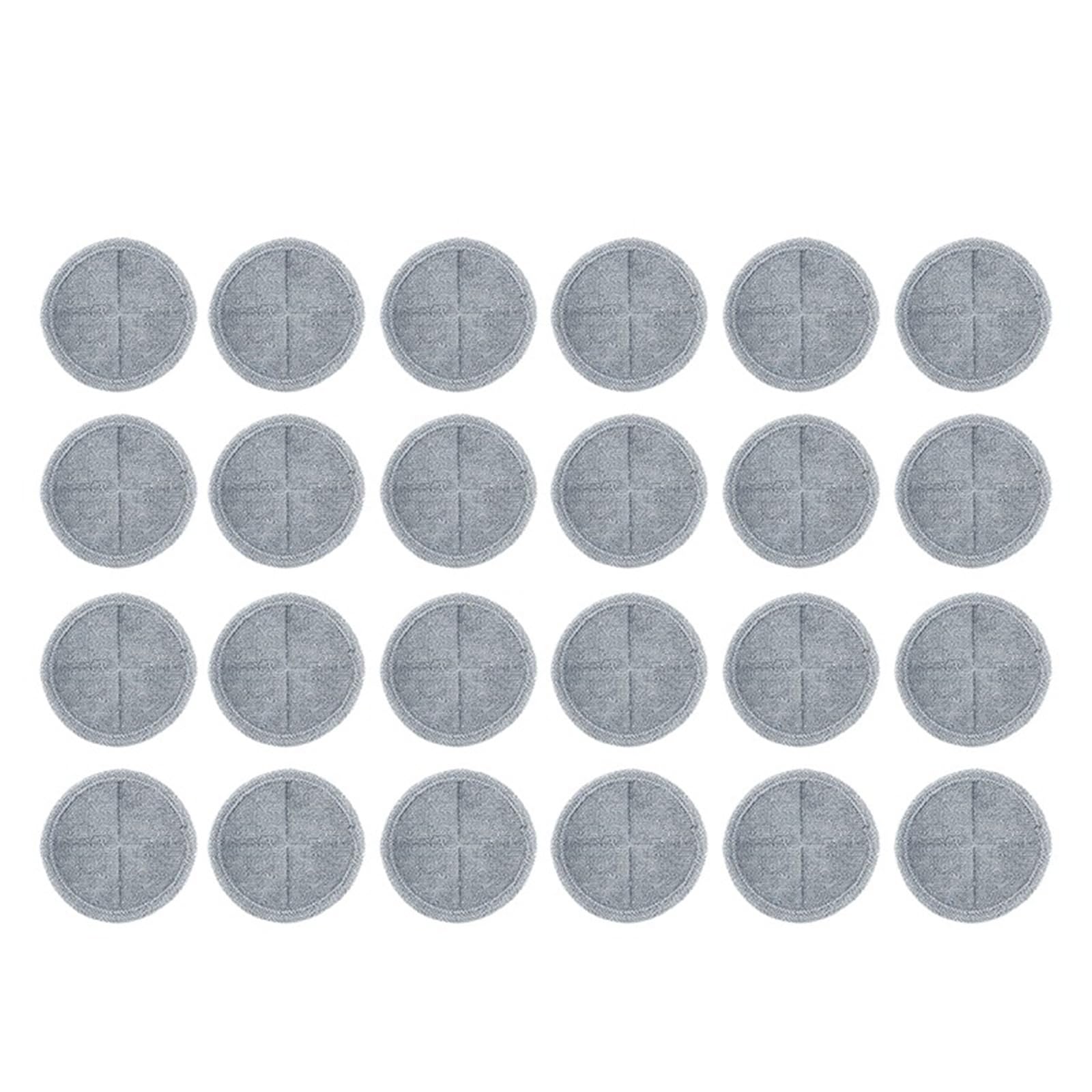 Panni Aspirapolvere,Compatibili for Dyson,Mop Elettrico Lavabile Rimovibile Panno for Pulizia Microfibra Riutilizzabile Facile Installazione Parti Di Ricambio Lavaggio Del Pavimento(24 PCS)