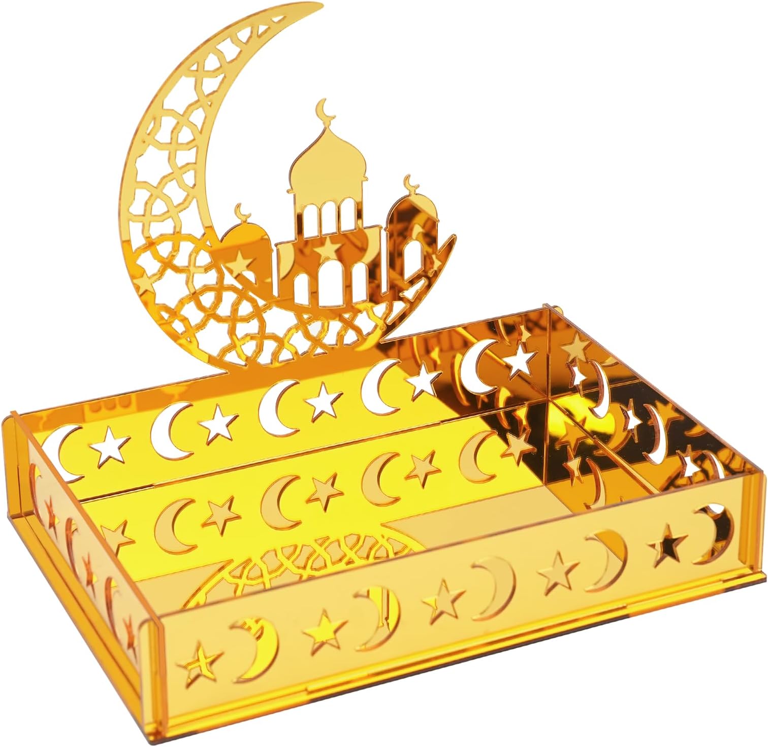 ANOTION EID Decorations for Home 2026 - Ramadan Serving Tray, Ramadan Table Decor, Islamic Ramadan Decor, Ramadan Gifts, Ramadan Mubarak Sign & Ramadan Table Décor, 1 Pack