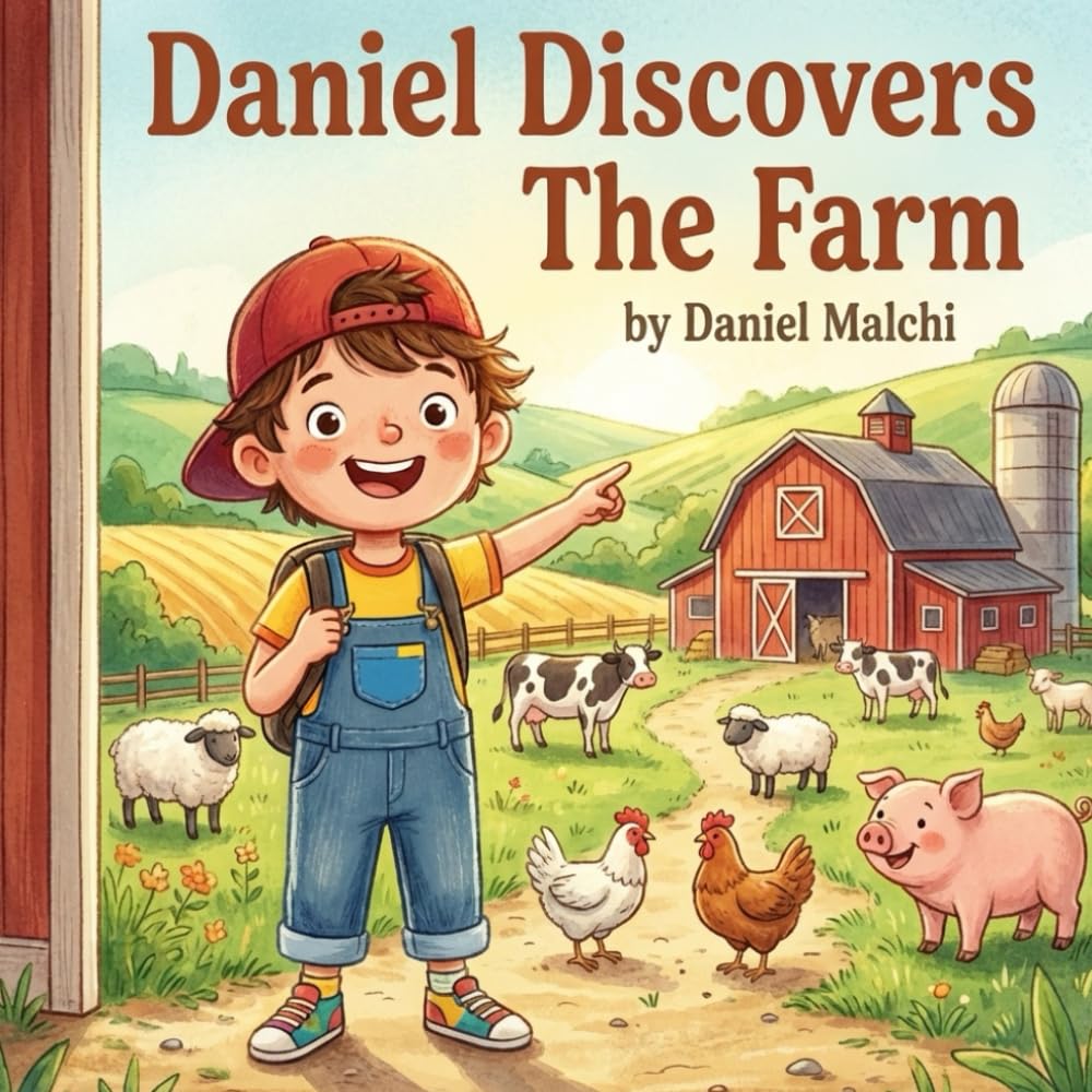 Daniel Discovers The Farm: An Educational Children's Picture Book About Animals, Tractors, and Where Food Comes From (Daniel Discovers Series)