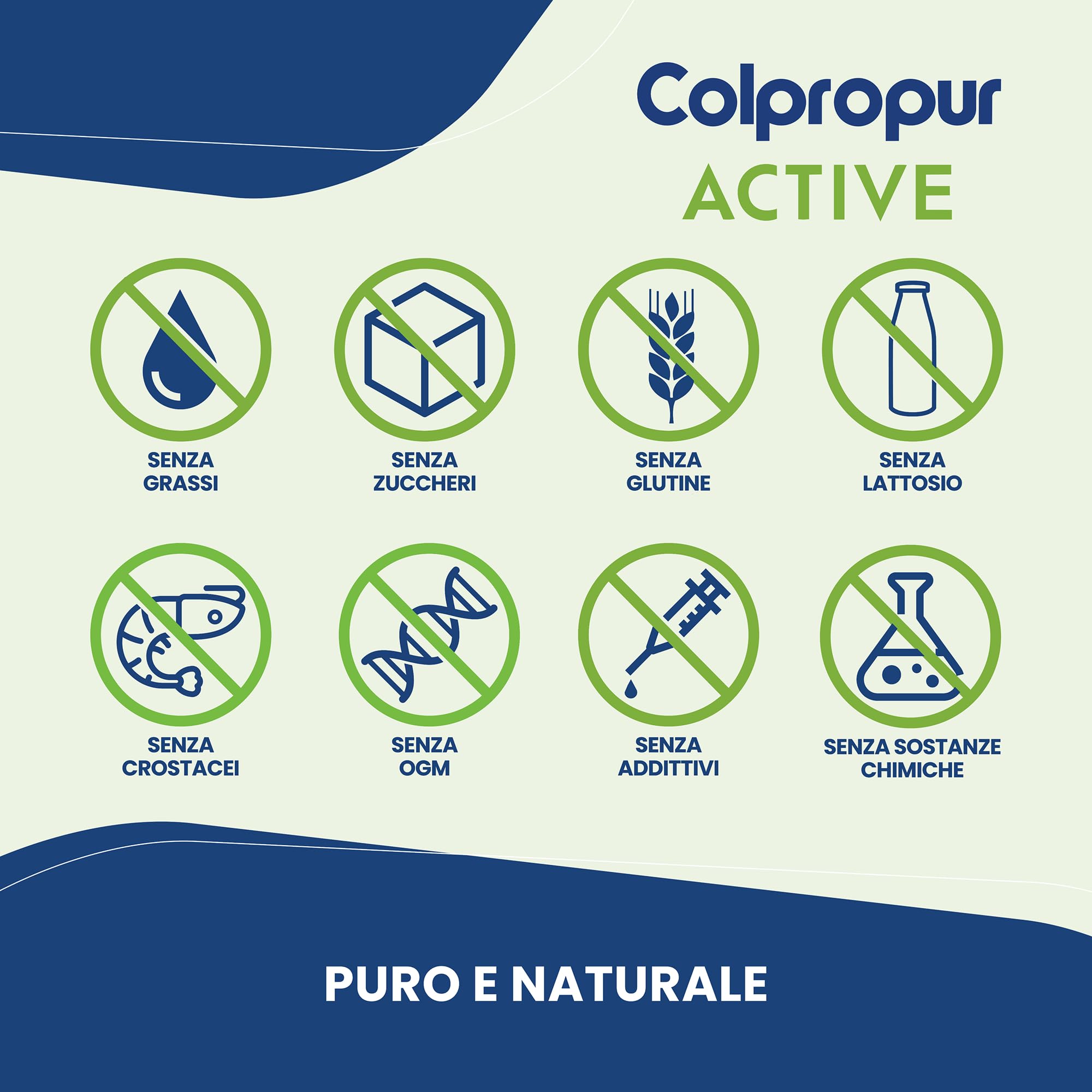 Colpropur Active Gusto Neutro – Collagene Idrolizzato in Polvere da Bere - Peptidi di Collagene, Integratore per Ossa, Muscoli e Articolazioni – 330g