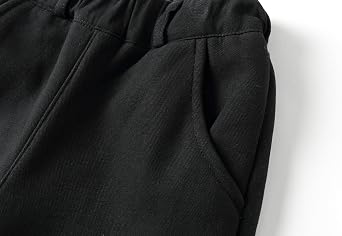Mud Kingdom Boys Pants Cargo Pants Fleece Lined School Uniform Trousers