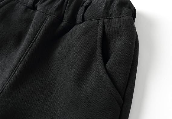 Mud Kingdom Boys Pants Cargo Pants Fleece Lined School Uniform Trousers