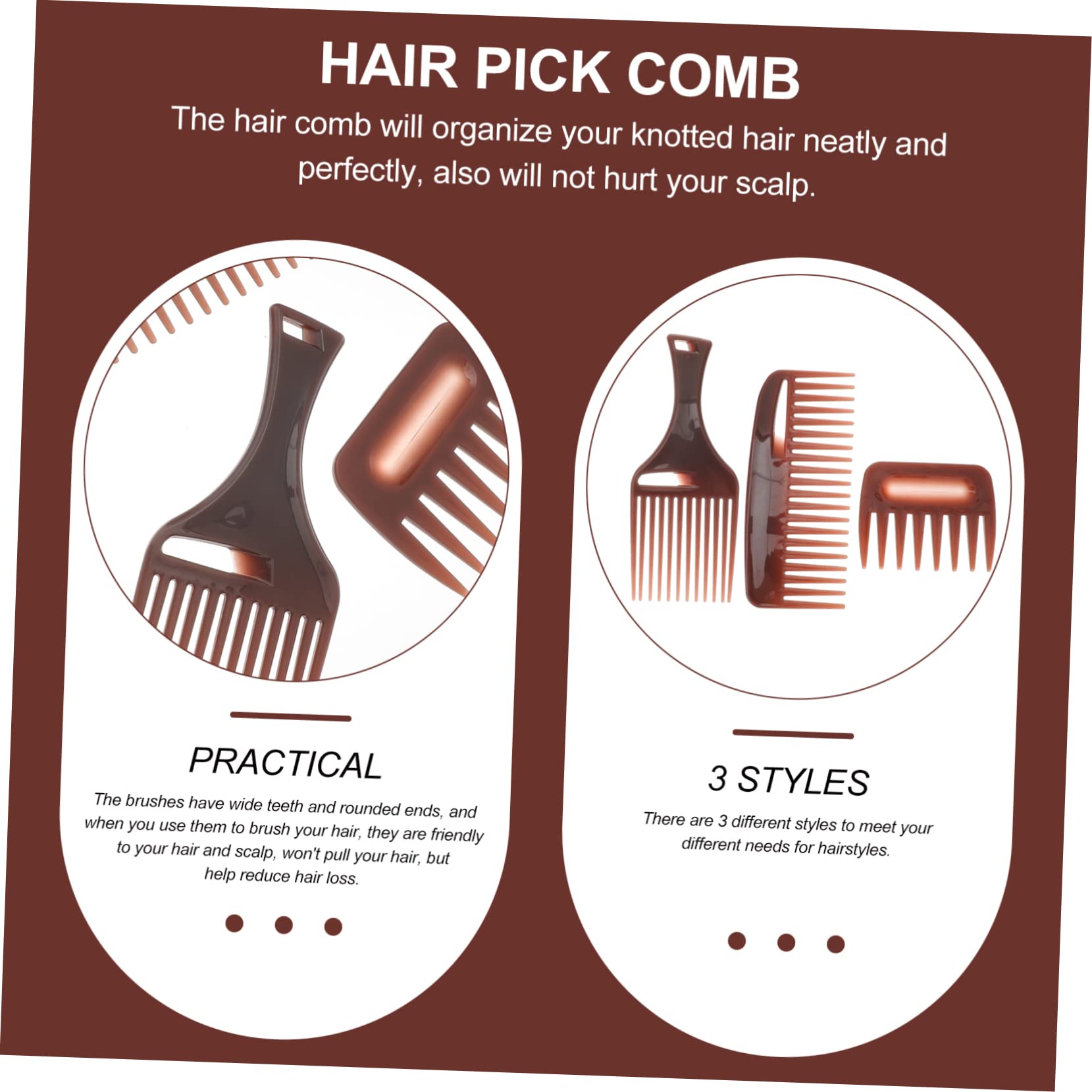 FOMIYES 12stücke Teiliges Breiter Zahnkamm Für Friseure Anti-statik Haarkamm Für Einfaches Entwirren Ergonomischer Kamm Für Männer Und Frauen Für Haarschnitt Und Styling