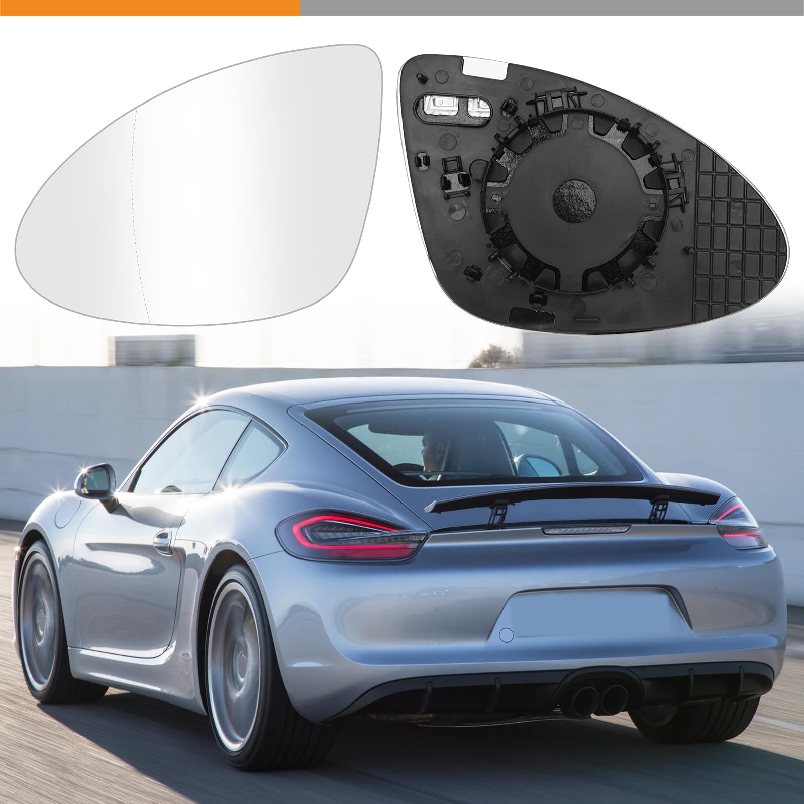 Außenspiegel Glas Für Porsche Cayenne 2002-2006 - Asphärisch Mit Heizfunktion