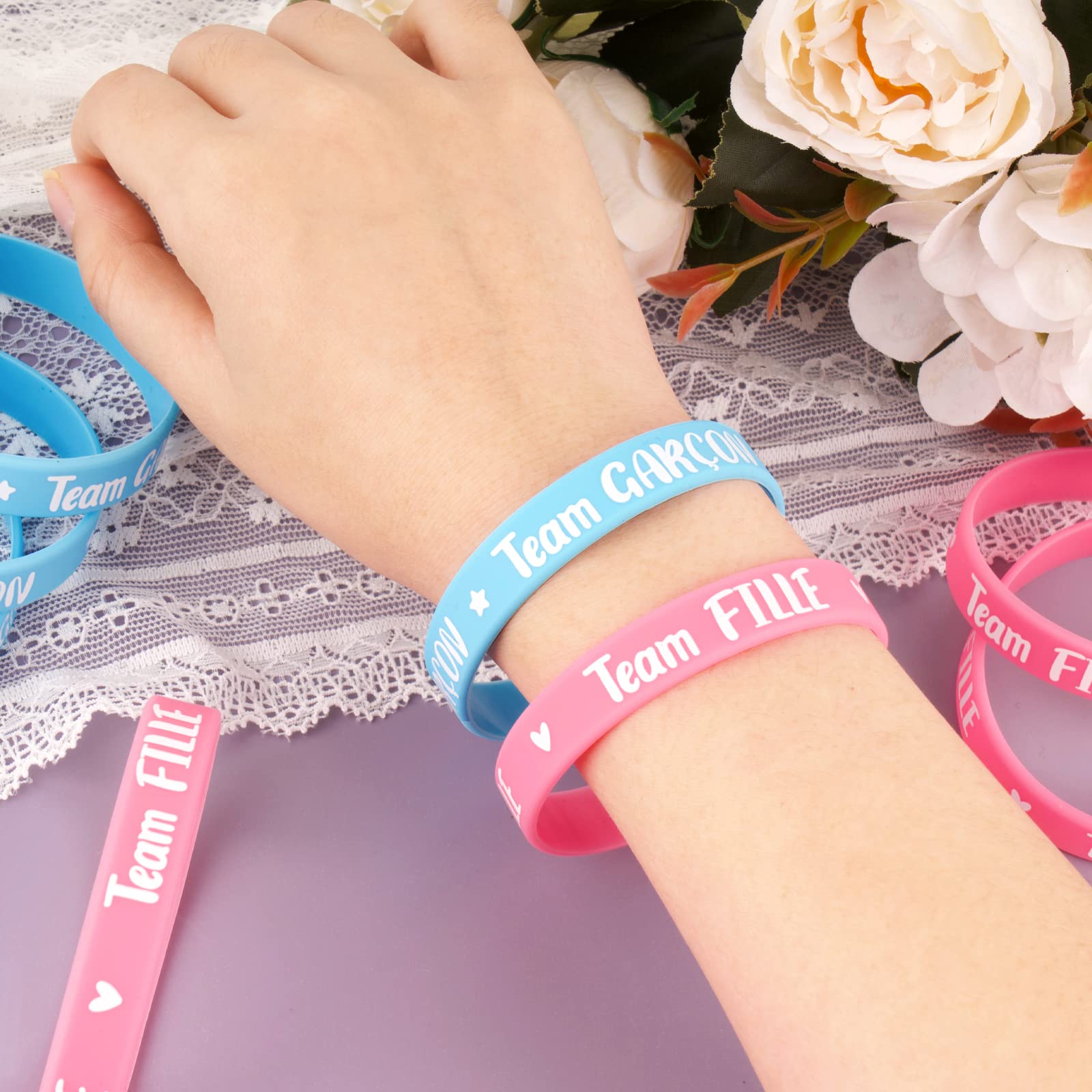Gender Reveal Sticker, team boy or girl, Team Boy e Team Girl, decorazione e accessori fotografici per baby shower e nascita (set da 100
