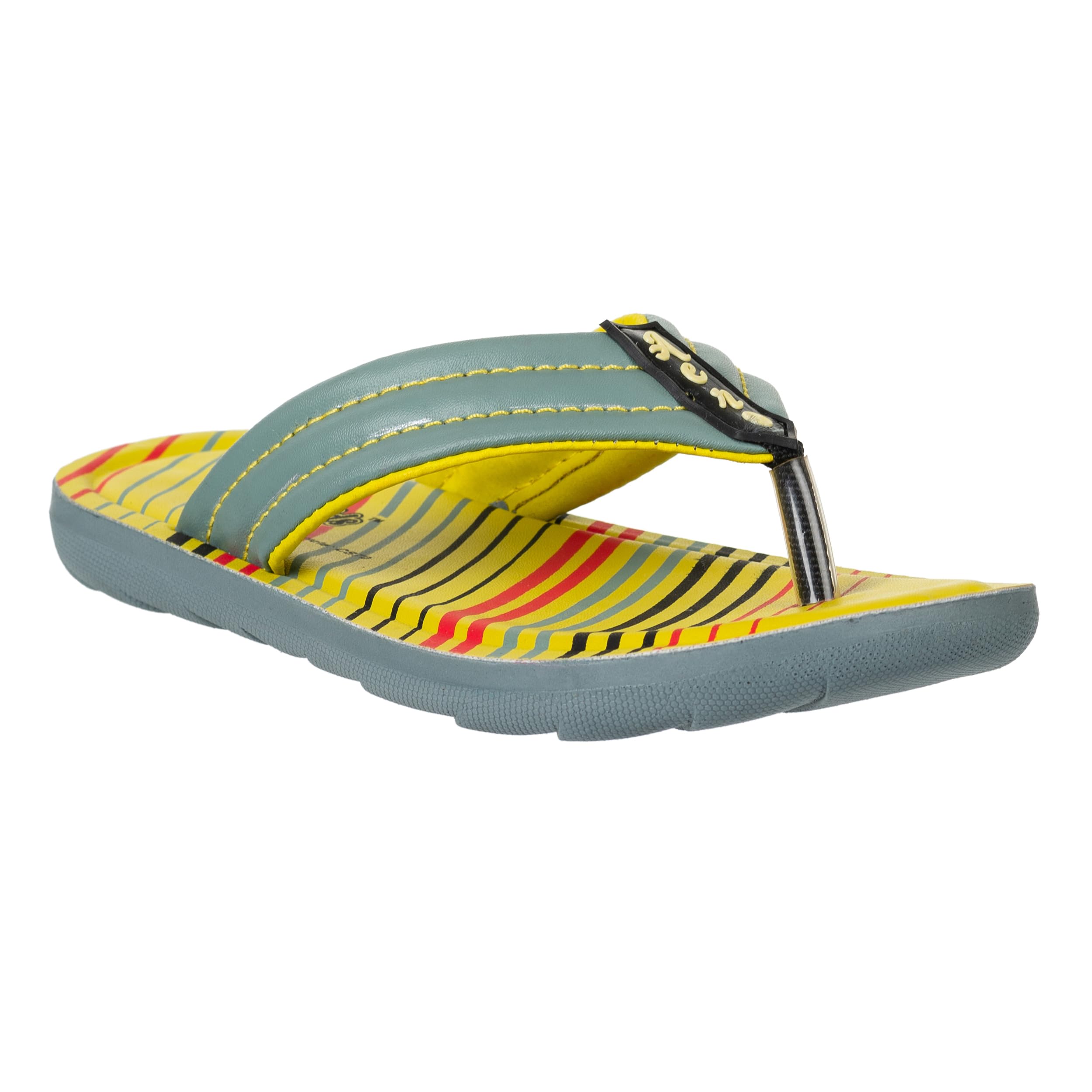 Aerokids Stylish Fashion Slipper for Boys | Comfortable | Lightweight | Anti Skid | Casual Office Footwear (CS70_GREEN_35) (B0CSXD91CG) Amazon Price History, Amazon Price Tracker