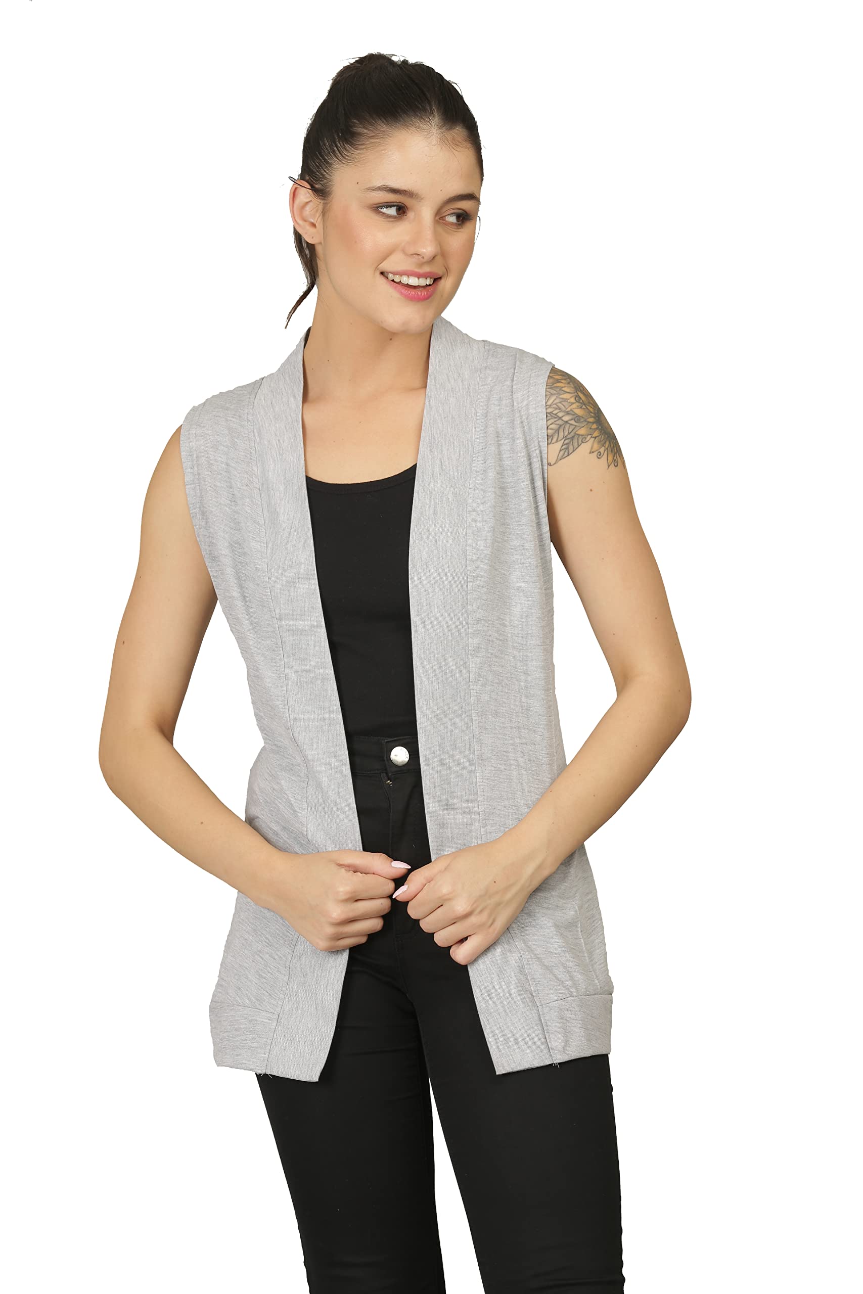 ddaspration Women's Sleeveless Shrug-picture-33