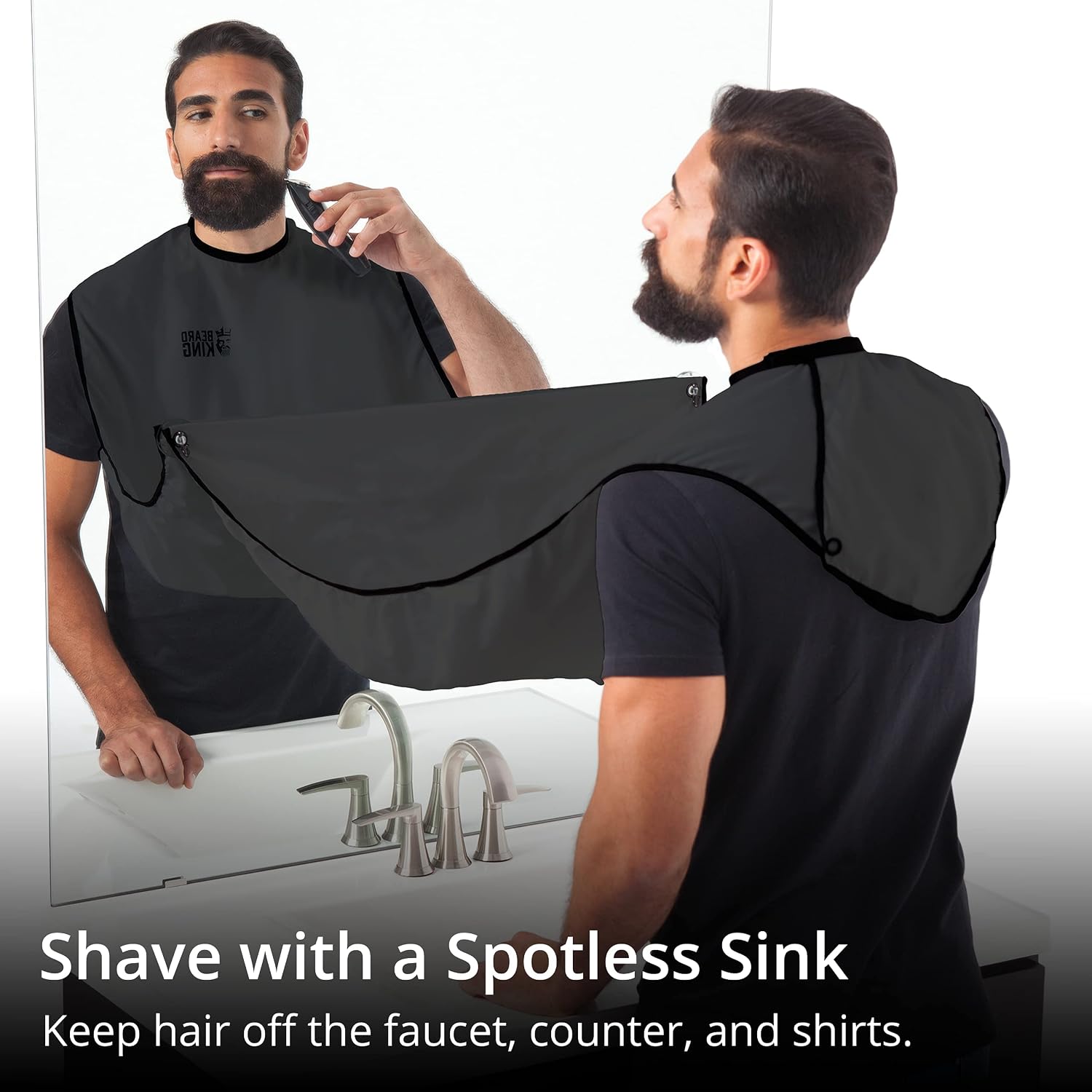 BEARD KING Beard Bib Apron - As Seen on Shark Tank –... photo 5