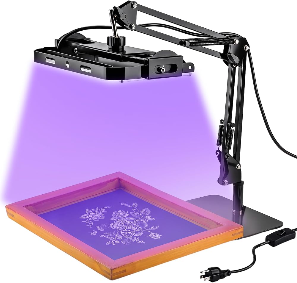 GISTAR 96 LEDs 395nm Exposure Unit for Screen Printing, UV Resin, Cyanotype — 사진 1