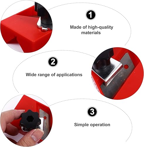 Miniatura 5 de DOITOOL Herramienta de mano para cepilladora de madera, cepilladora de esquina de 45 grados de ángulo, carpintero para recortar bordes, redondeo de
