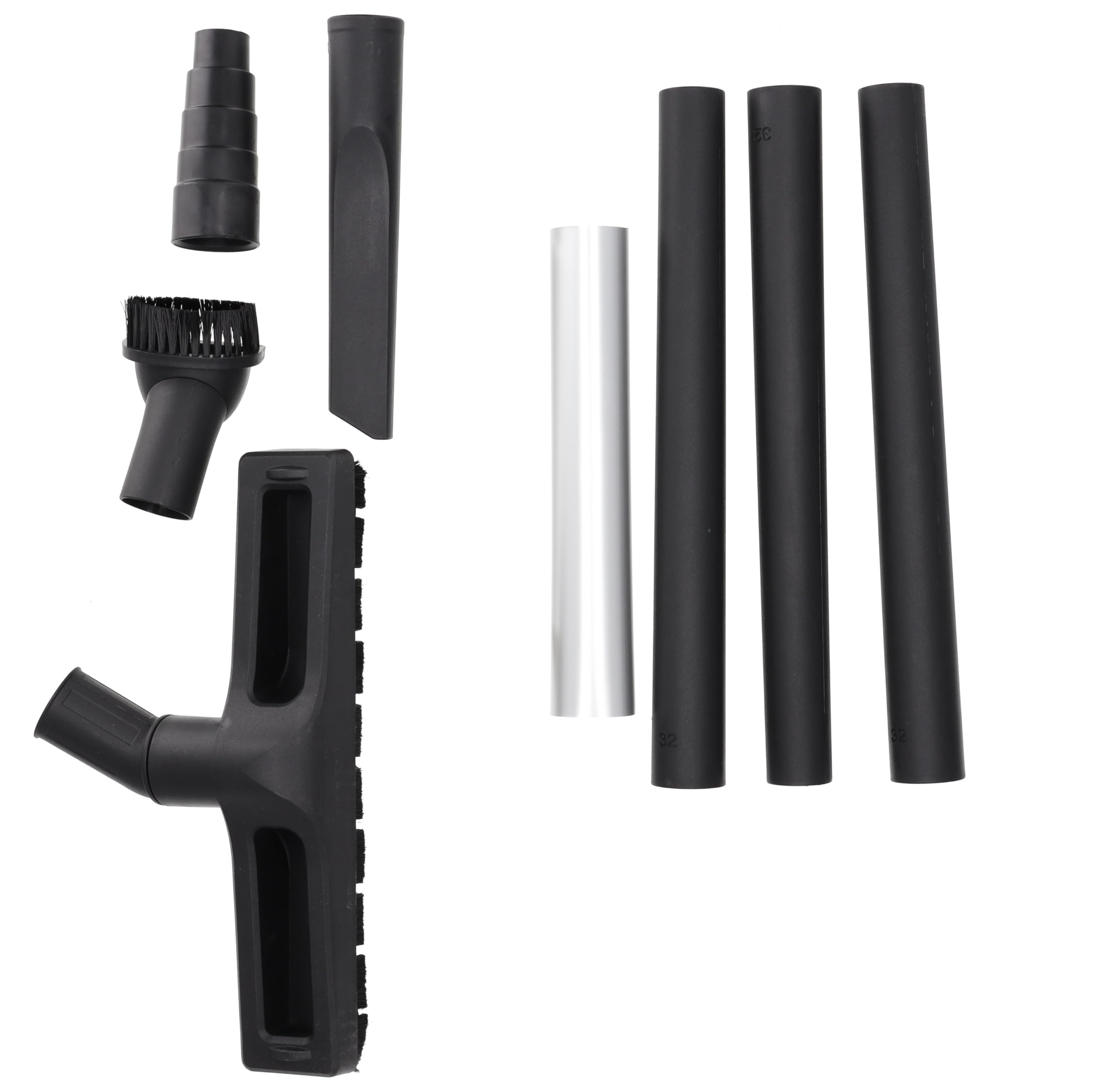 DEDRA DED6597 Aspirador Agua y Polvo 1600W 5 en 1 - Yeso/ceniza/funcionamiento en seco/operación húmeda/soplador, filtro vibrador